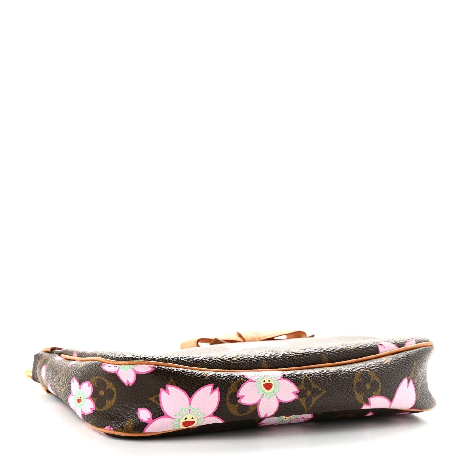 Louis Vuitton Monogram Cherry Blossom Pochette Accessories Brown