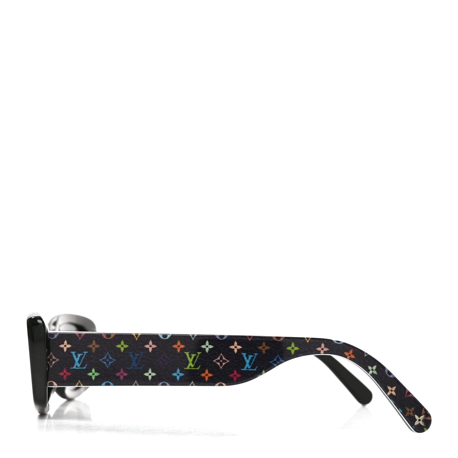 Louis Vuitton LV x TM Acetate Monogram Multicolor Sunglasses Z2709W Black