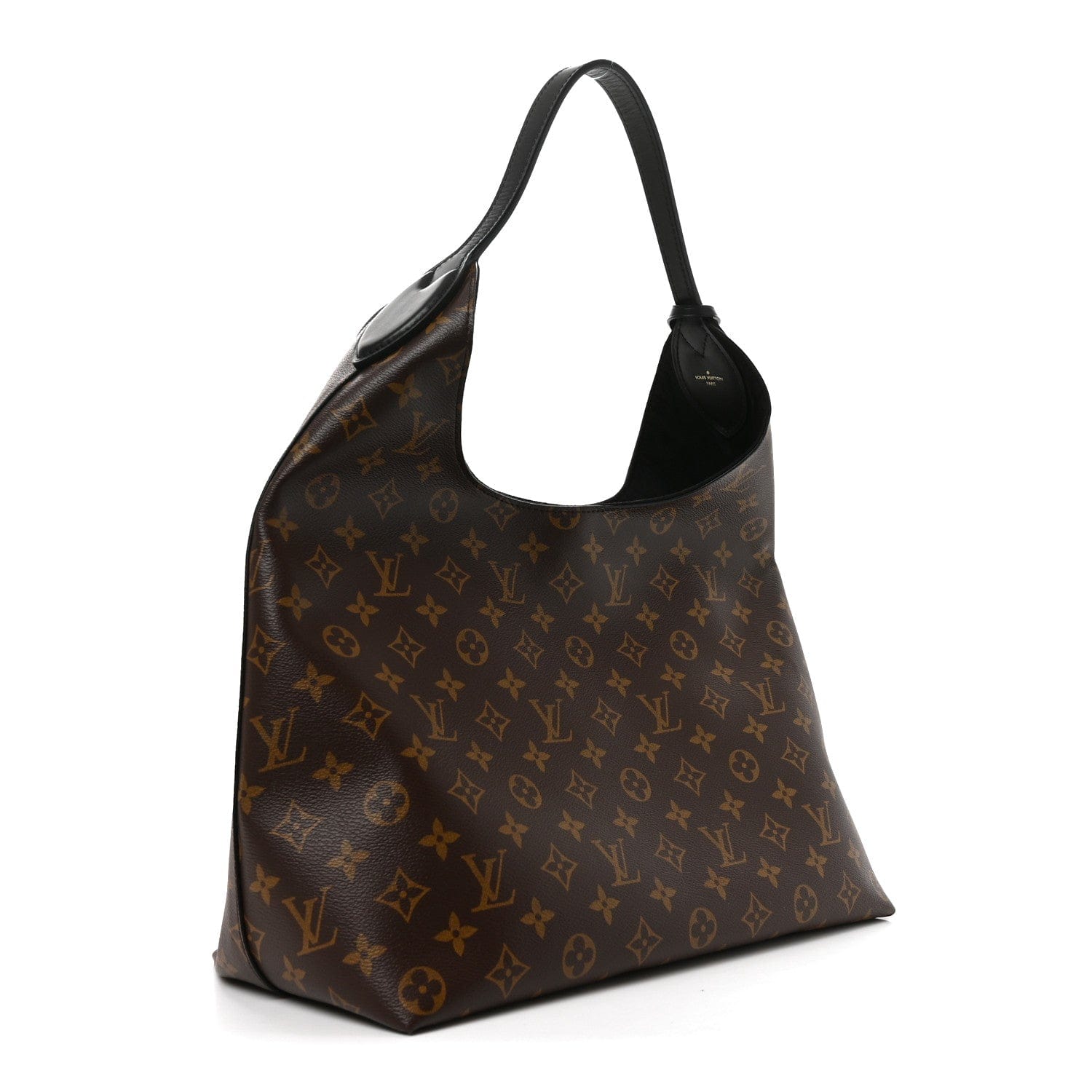Louis Vuitton Monogram Flower Hobo Black