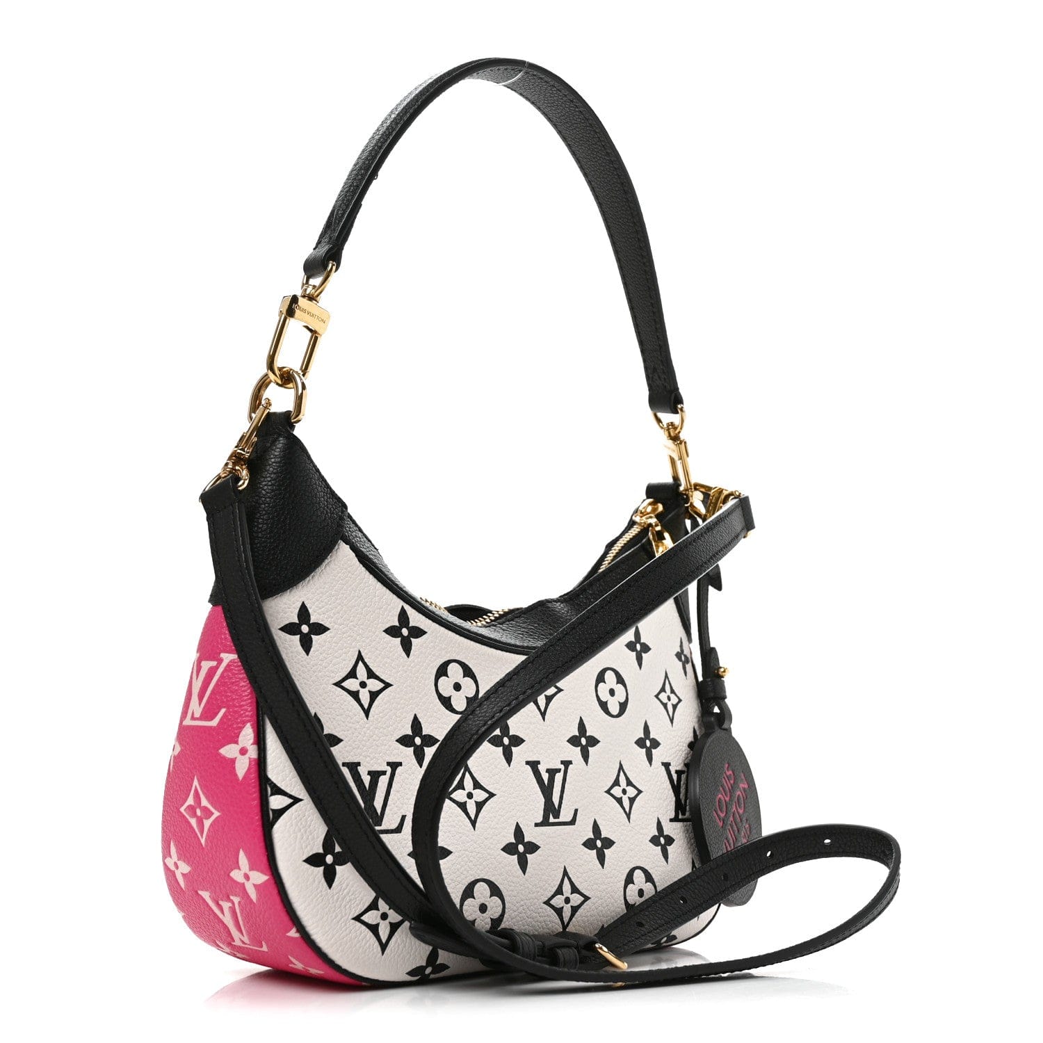 Louis Vuitton Empreinte Monogram Spring in the City Bagatelle NM Black White Pink