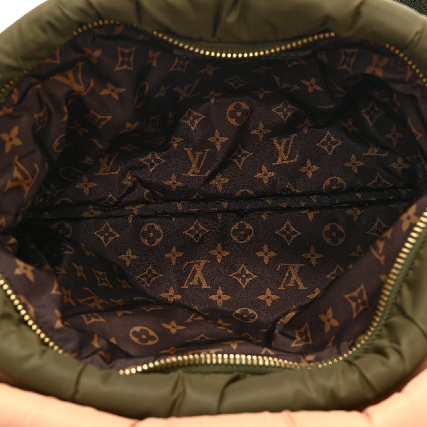 Louis Vuitton Econyl Monogram Pillow Maxi Multi Pochette Accessories Kaki Beige