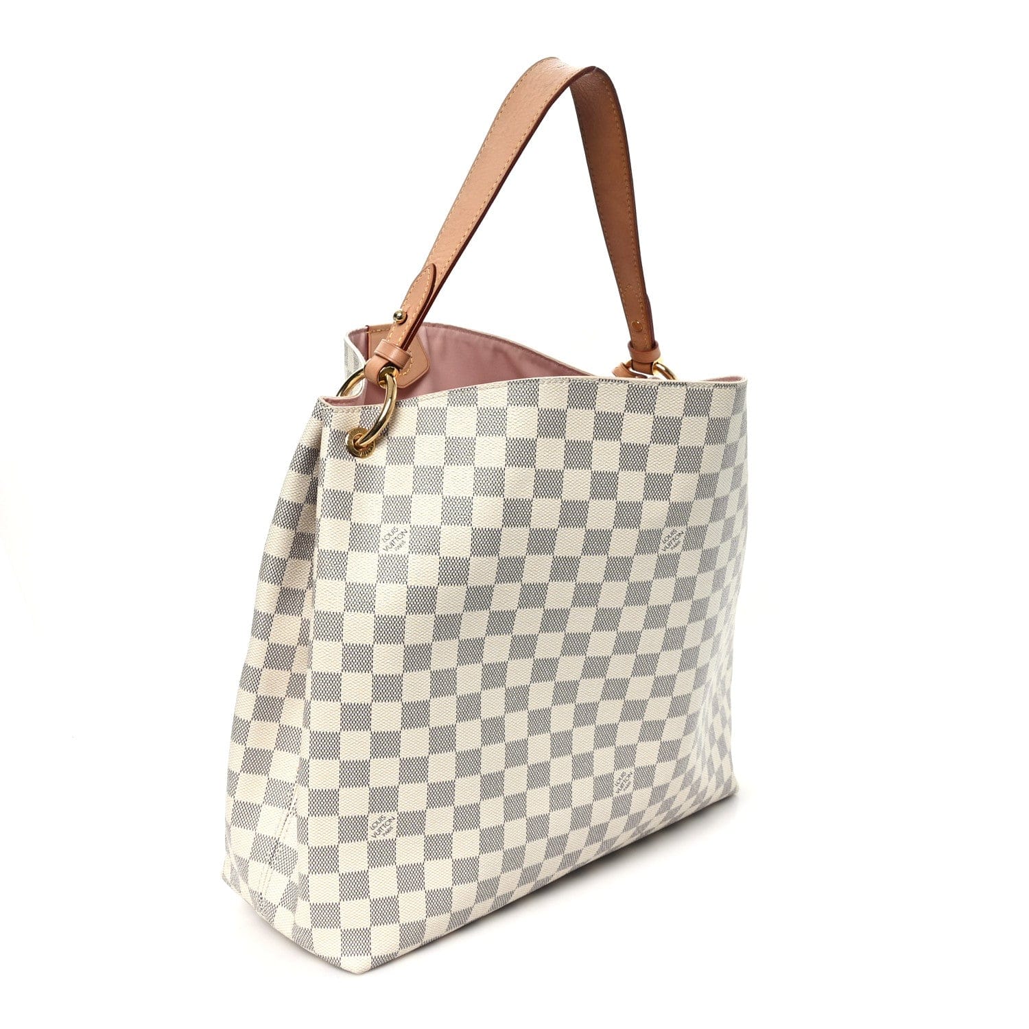 Louis Vuitton Damier Azur Graceful MM Rose Ballerine