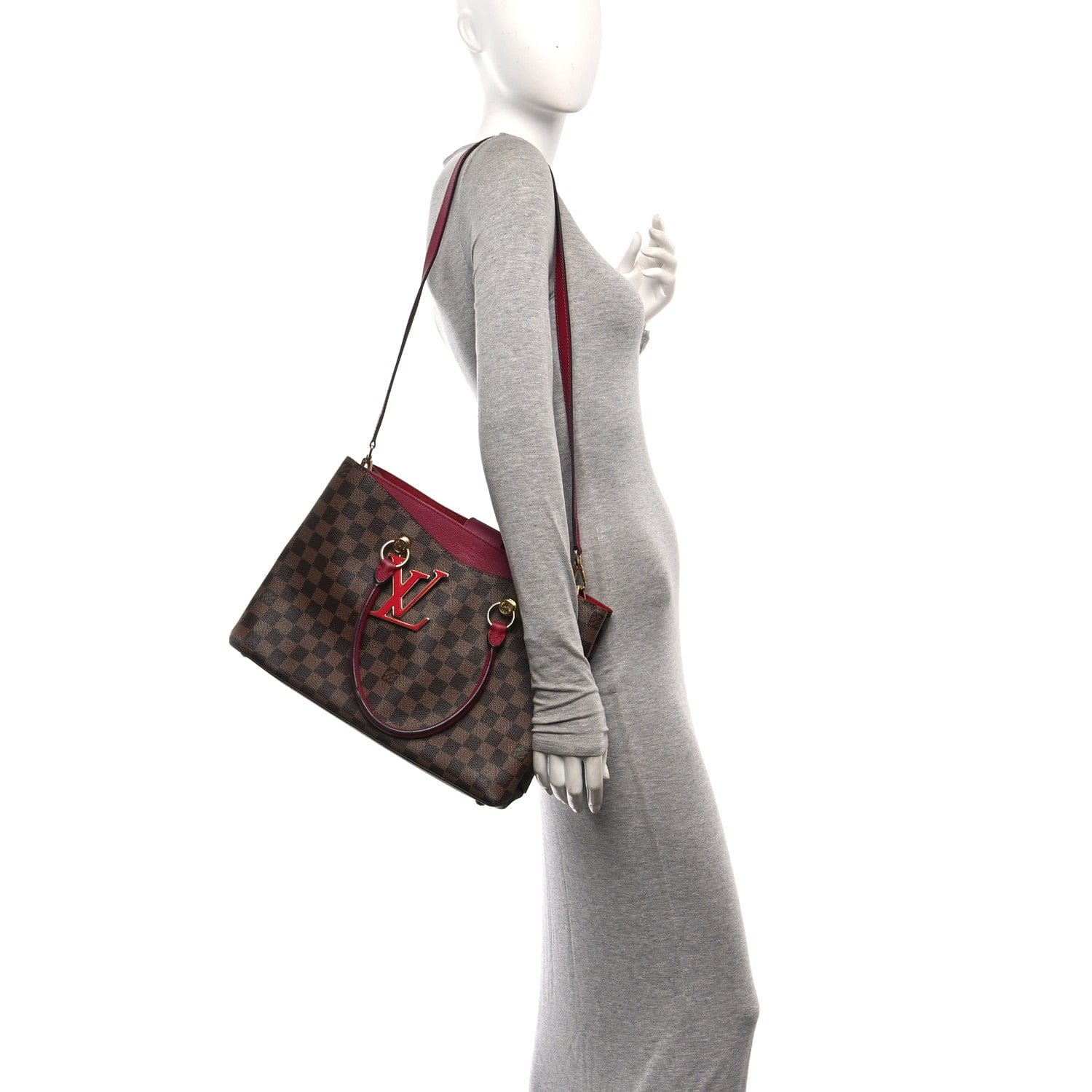 Louis Vuitton Damier Ebene LV Riverside Lie De Vin