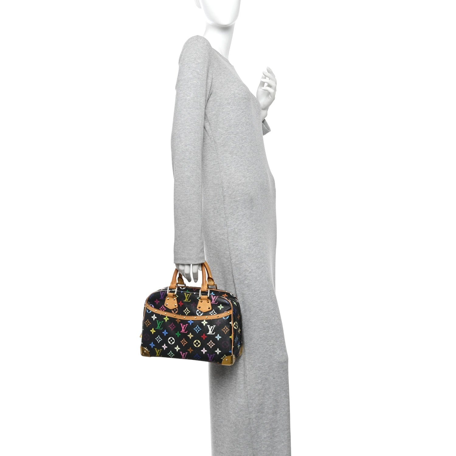 Louis Vuitton Monogram Multicolor Trouville Black
