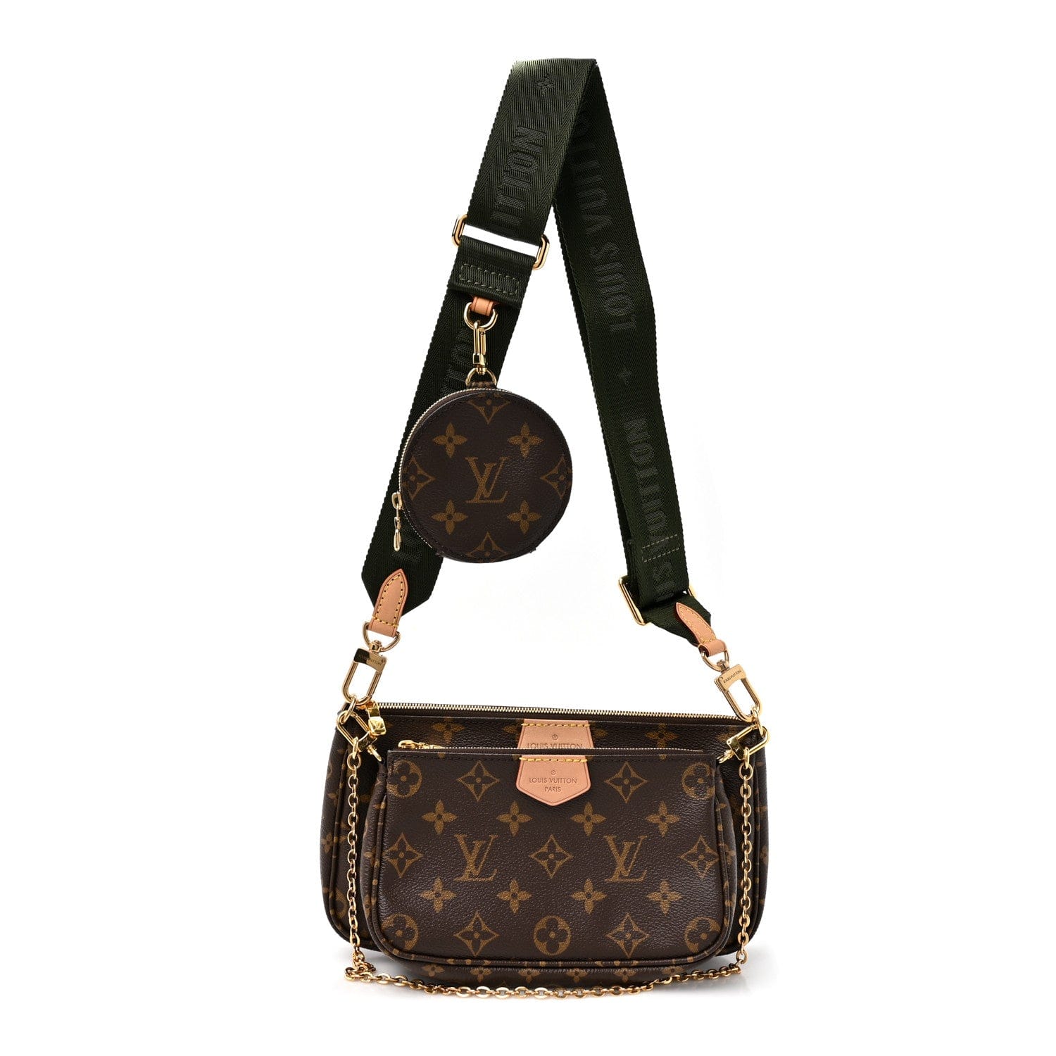 Louis Vuitton Monogram Multi Pochette Accessories Kaki