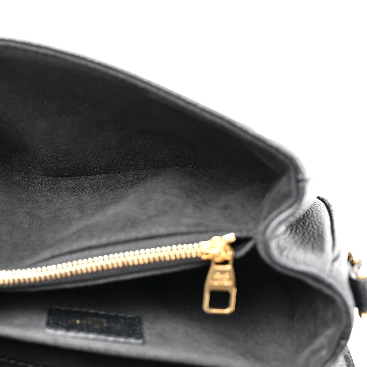 Louis Vuitton Empreinte Monogram Giant Pochette Metis East West Black Beige