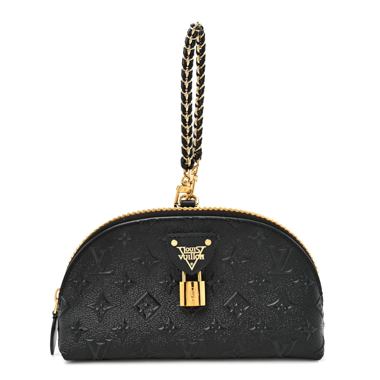 Louis Vuitton Embossed Monogram Midnight LV Moon Pochette Black