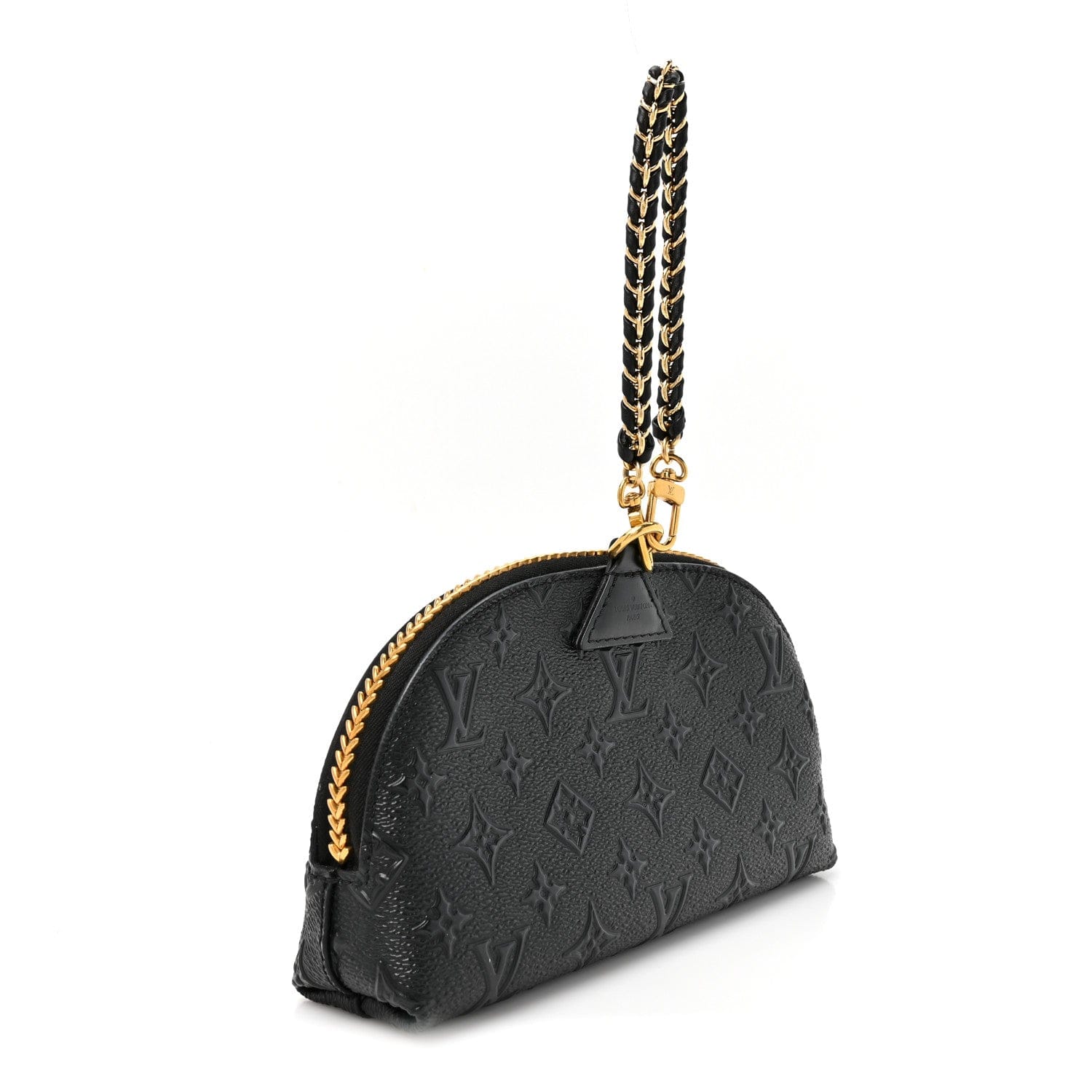 Louis Vuitton Embossed Monogram Midnight LV Moon Pochette Black