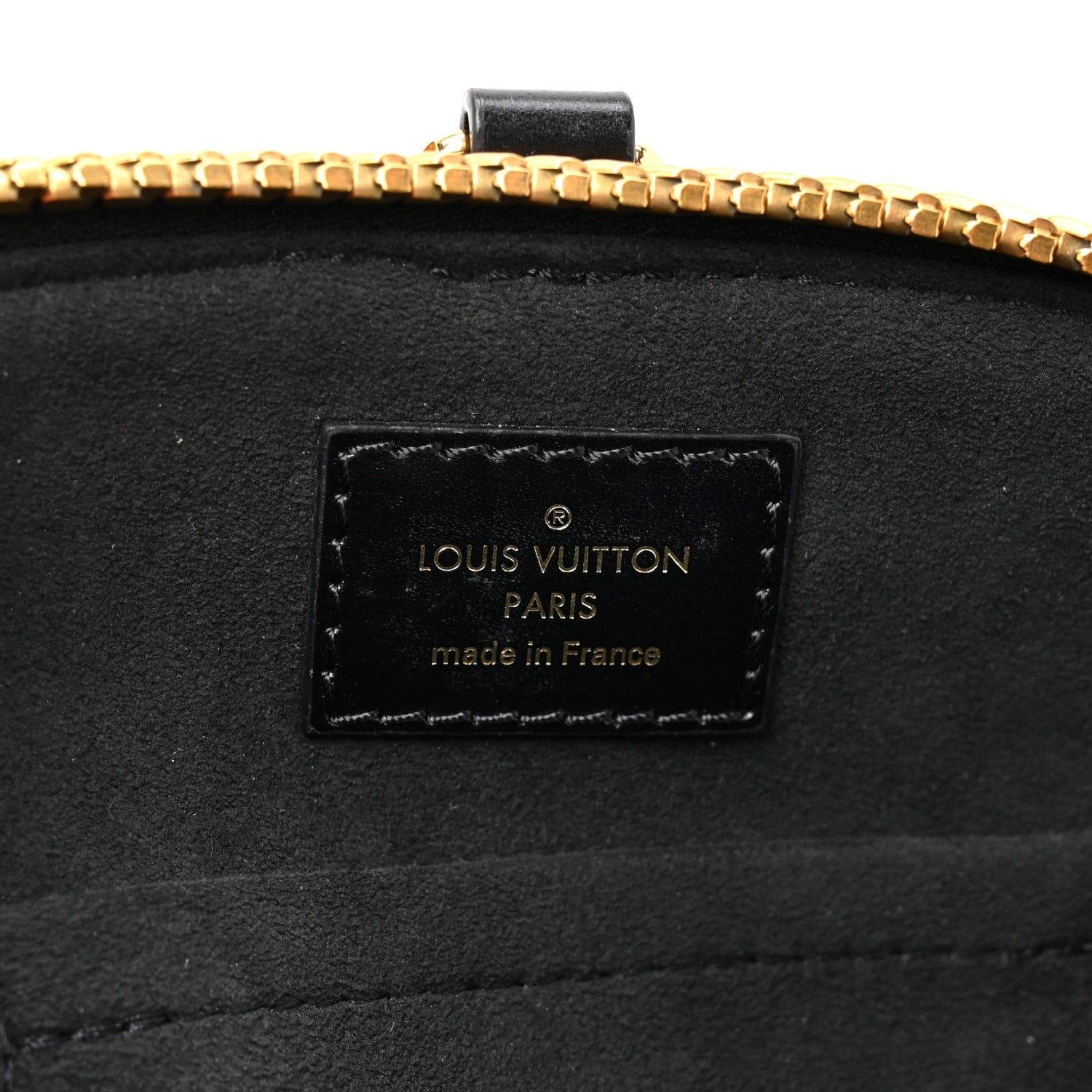 Louis Vuitton Embossed Monogram Midnight LV Moon Pochette Black