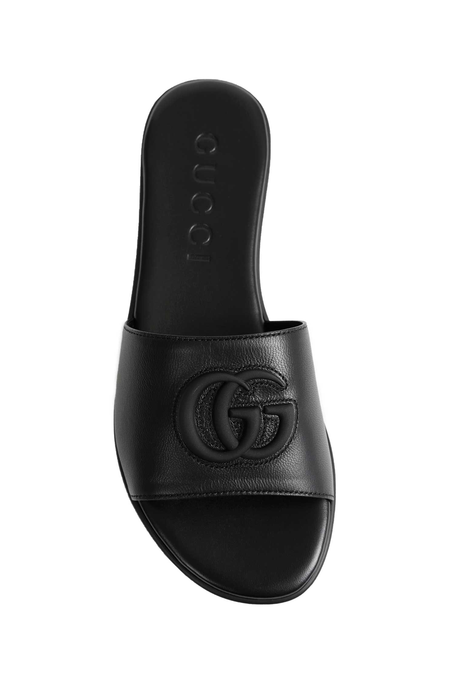 Gucci Double G Leather sandals