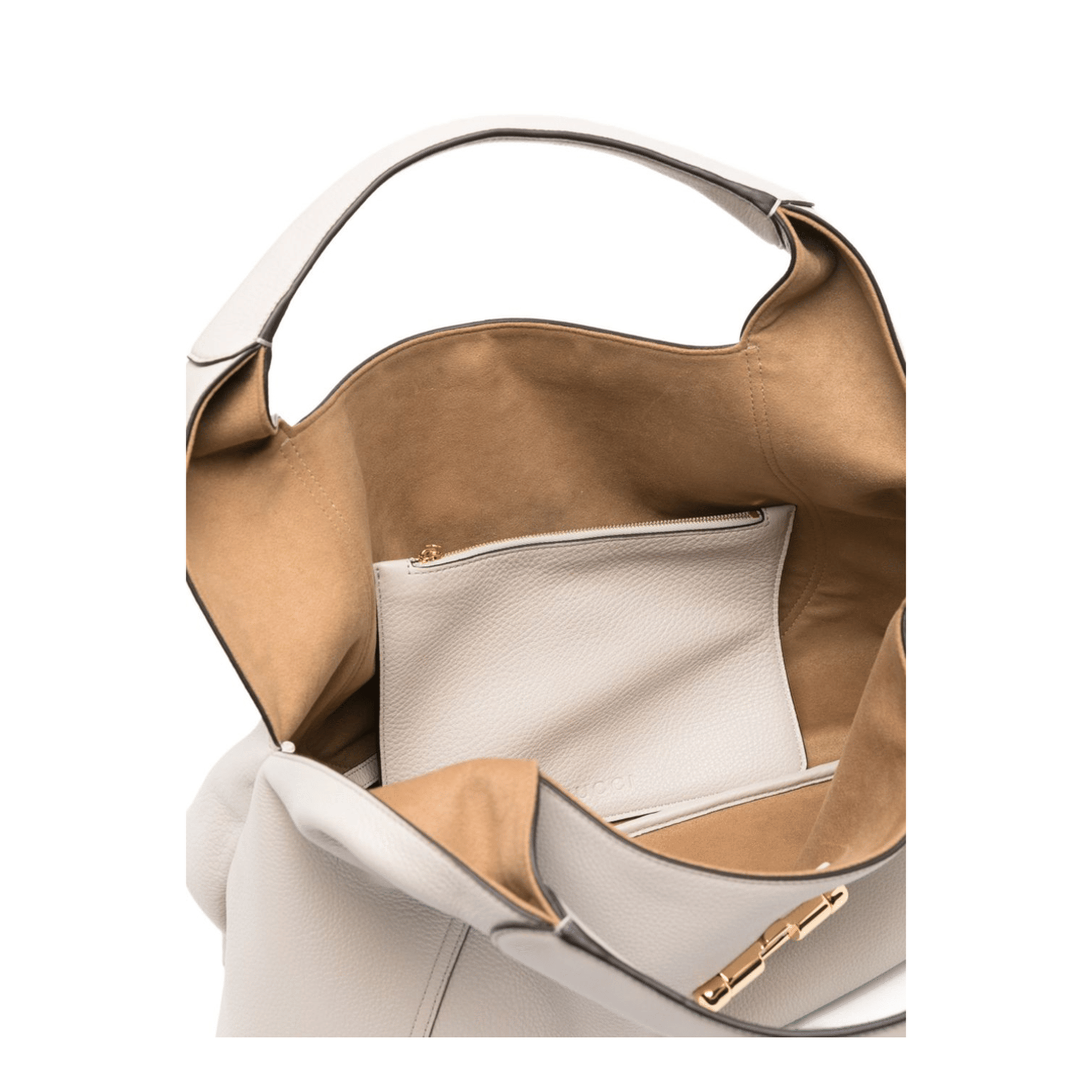 Gucci Softbit Maxi Calfskin Shoulder Bag - Sphinx