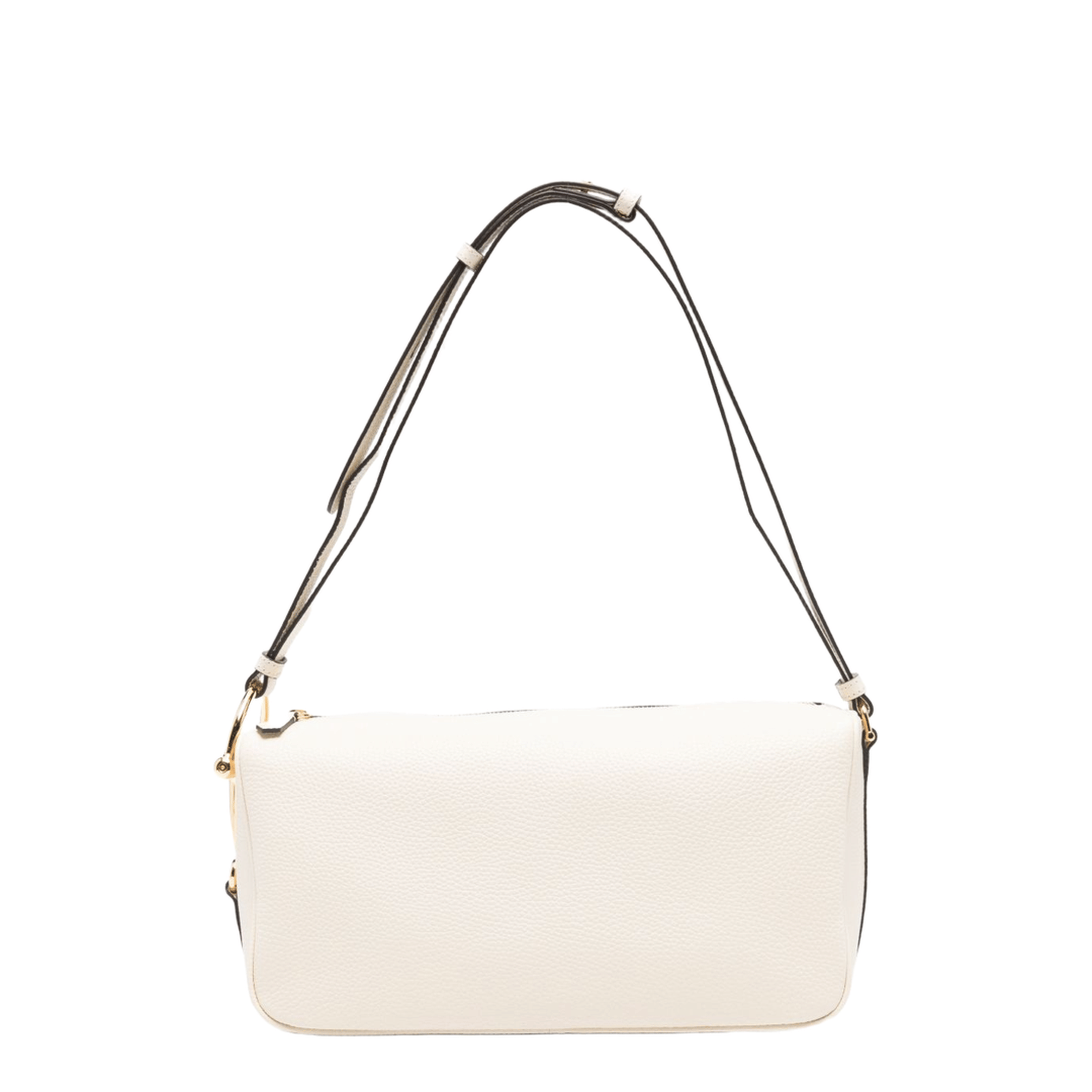 Gucci Half Horsebit Medium Calfskin Shoulder Bag - New Ivoire