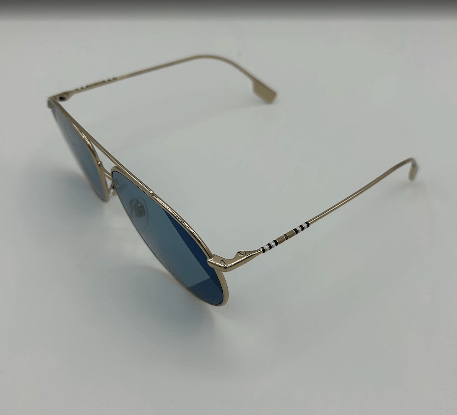 Burberry Alice Aviator Sunglasses Light Gold (0BE3138 110980)