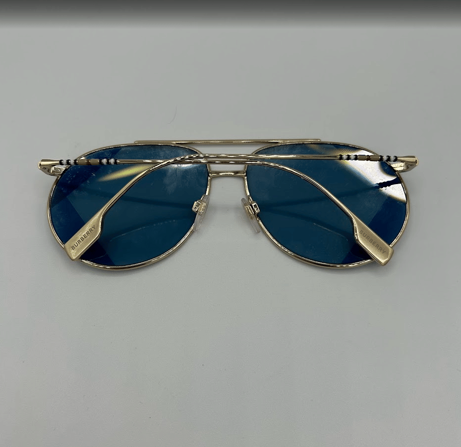 Burberry Alice Aviator Sunglasses Light Gold (0BE3138 110980)