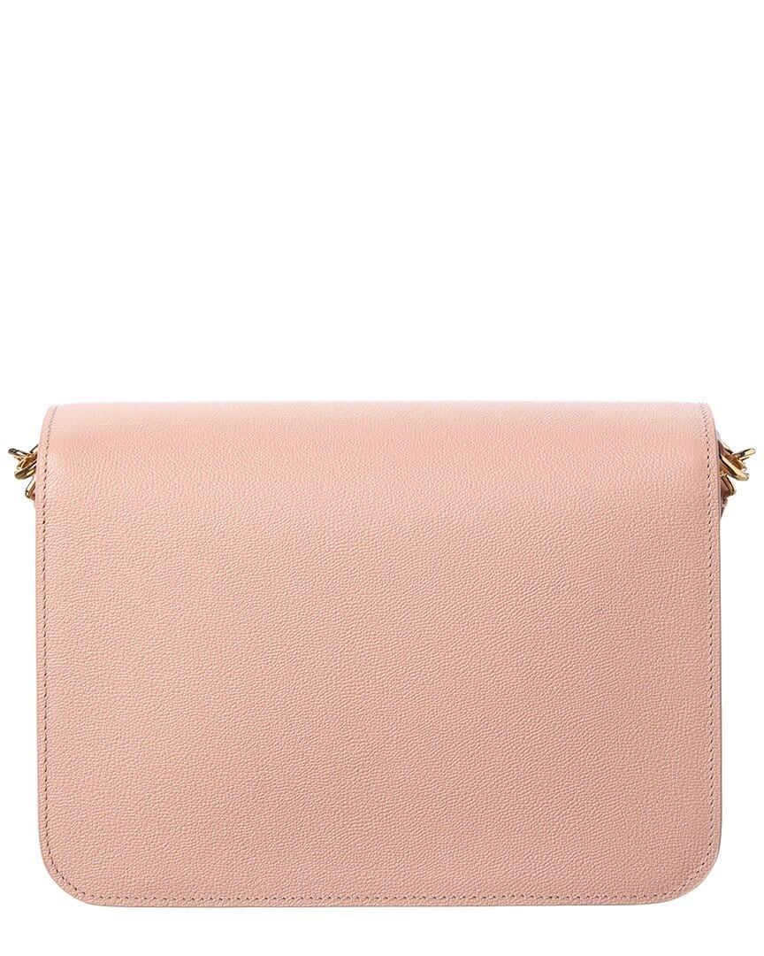 Burberry Check Canvas & Leather Shoulder Bag