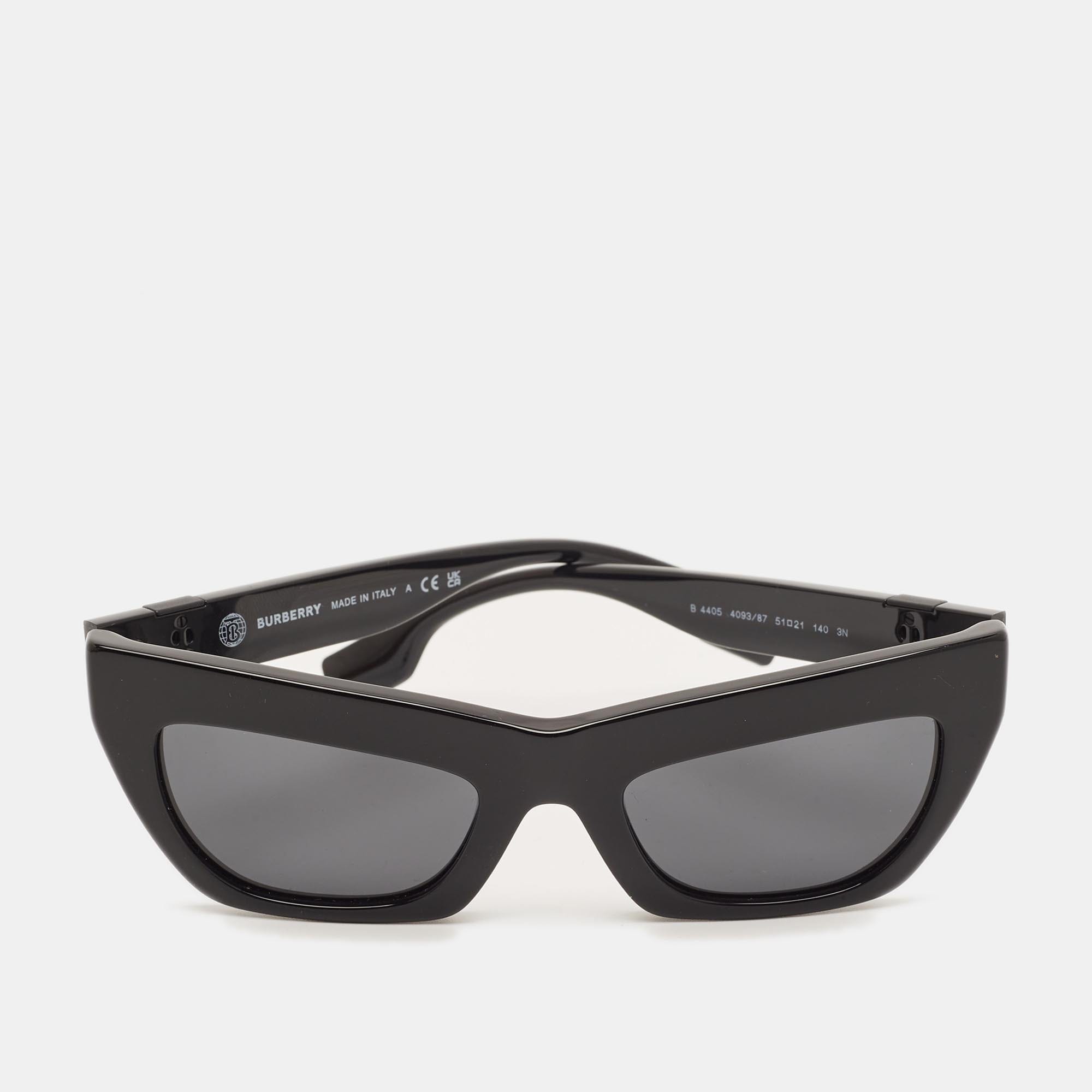 Burberry Black B 4405 Frame Cat Eye Sunglasses