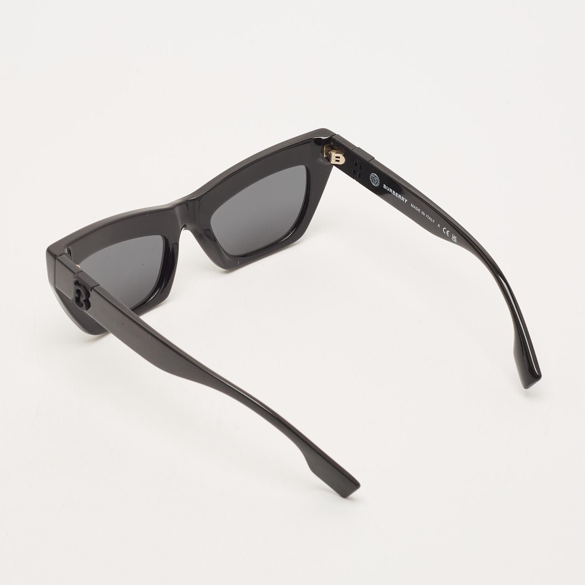 Burberry Black B 4405 Frame Cat Eye Sunglasses