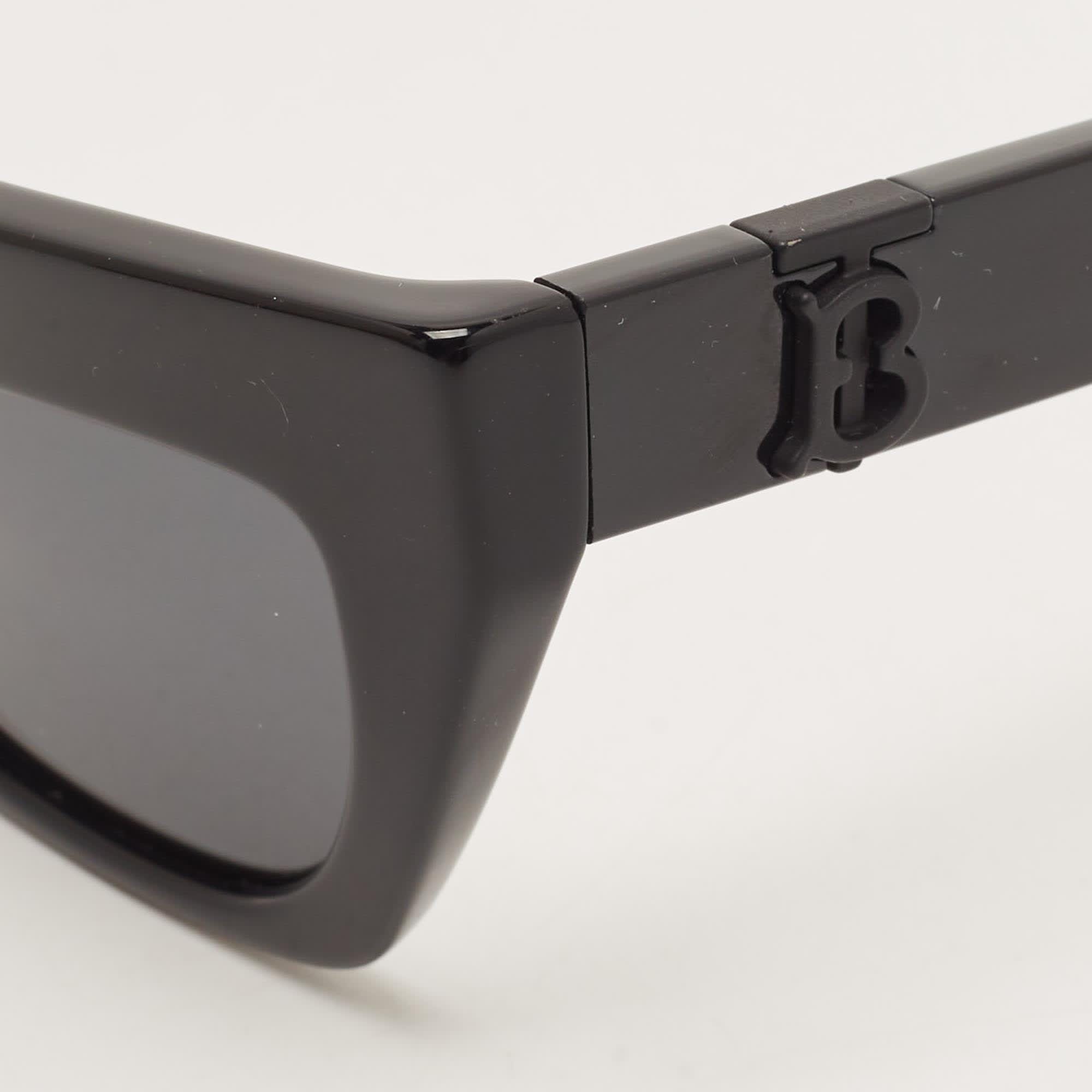 Burberry Black B 4405 Frame Cat Eye Sunglasses