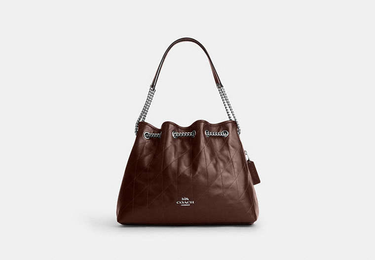 Coach Evelyn Shoulder Bag With Quilting