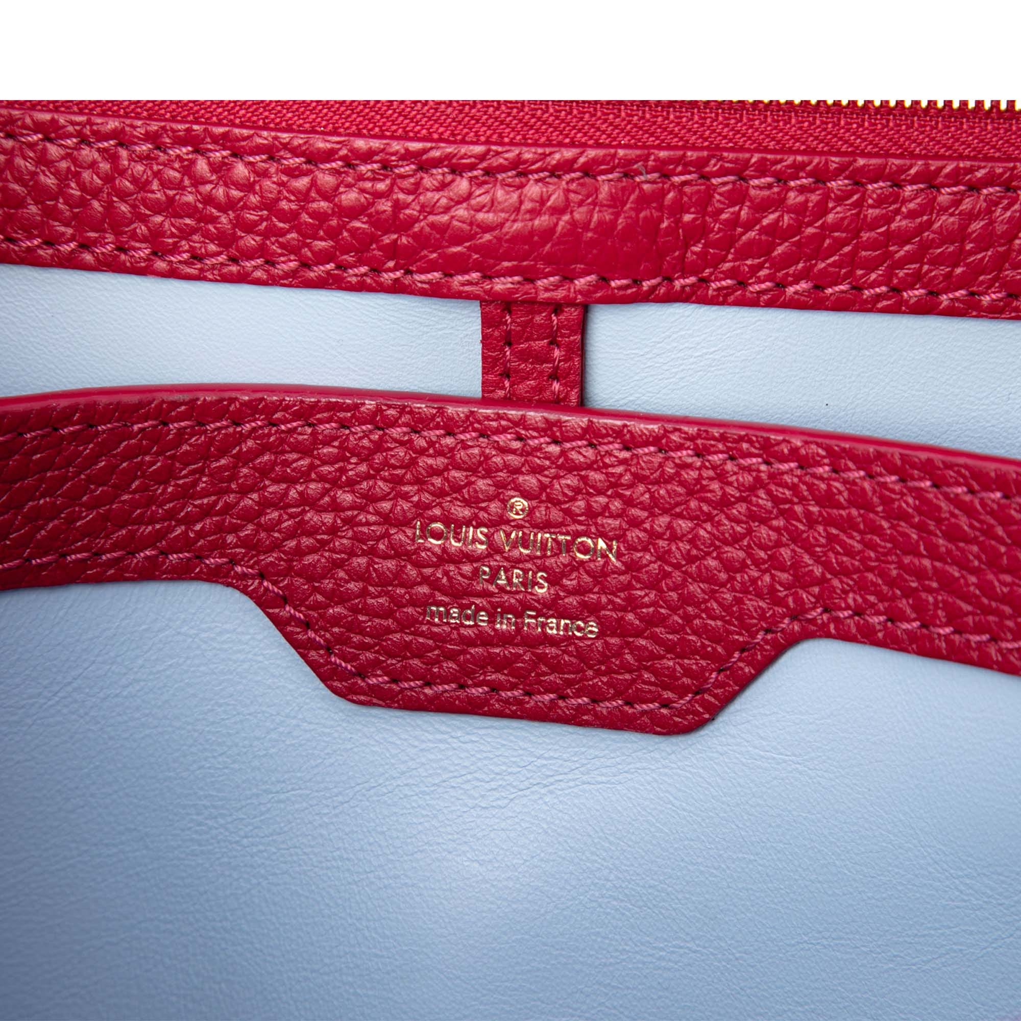 Louis Vuitton Tricolor Taurillon Capucines PM