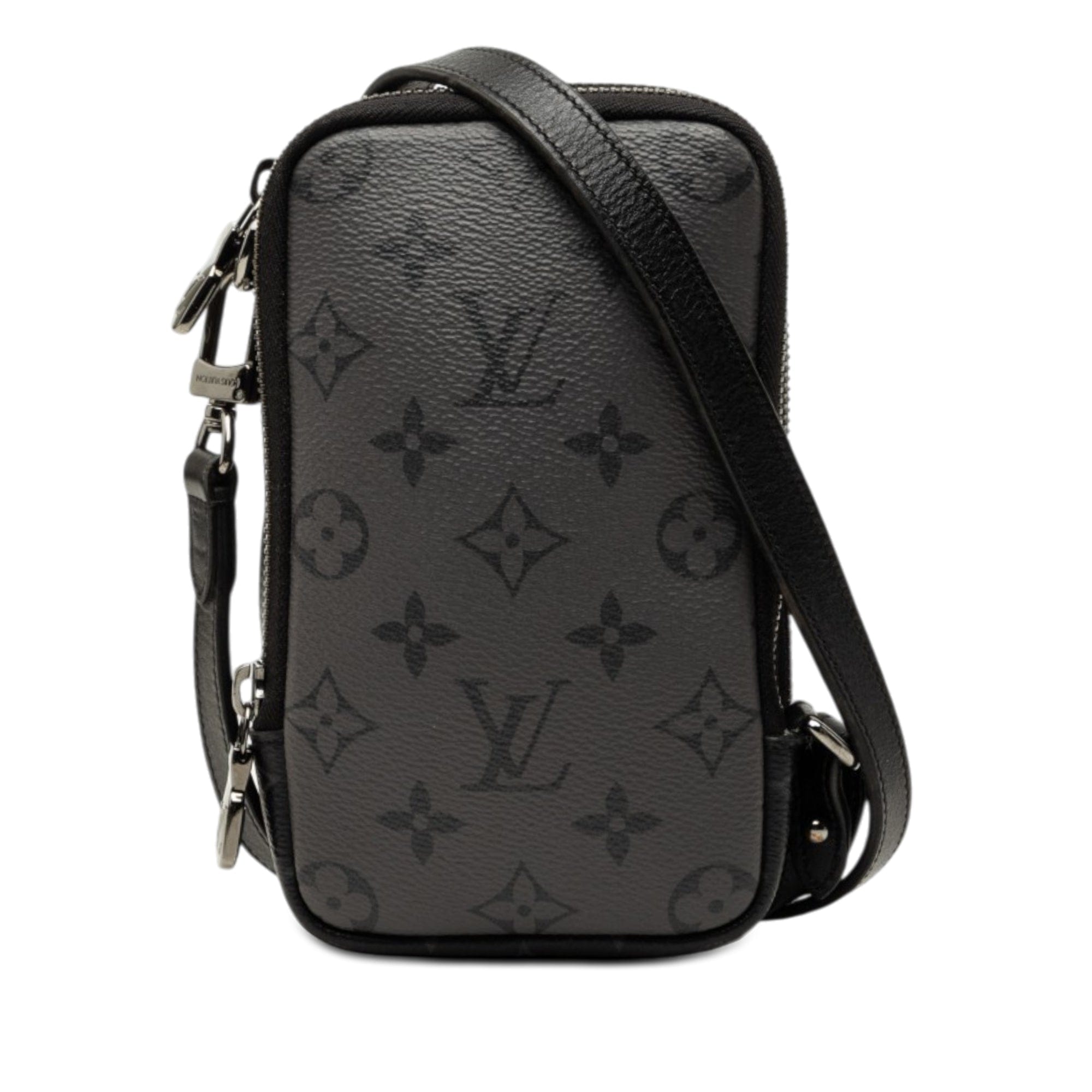 Louis Vuitton Monogram Eclipse Reverse Double Phone Pouch
