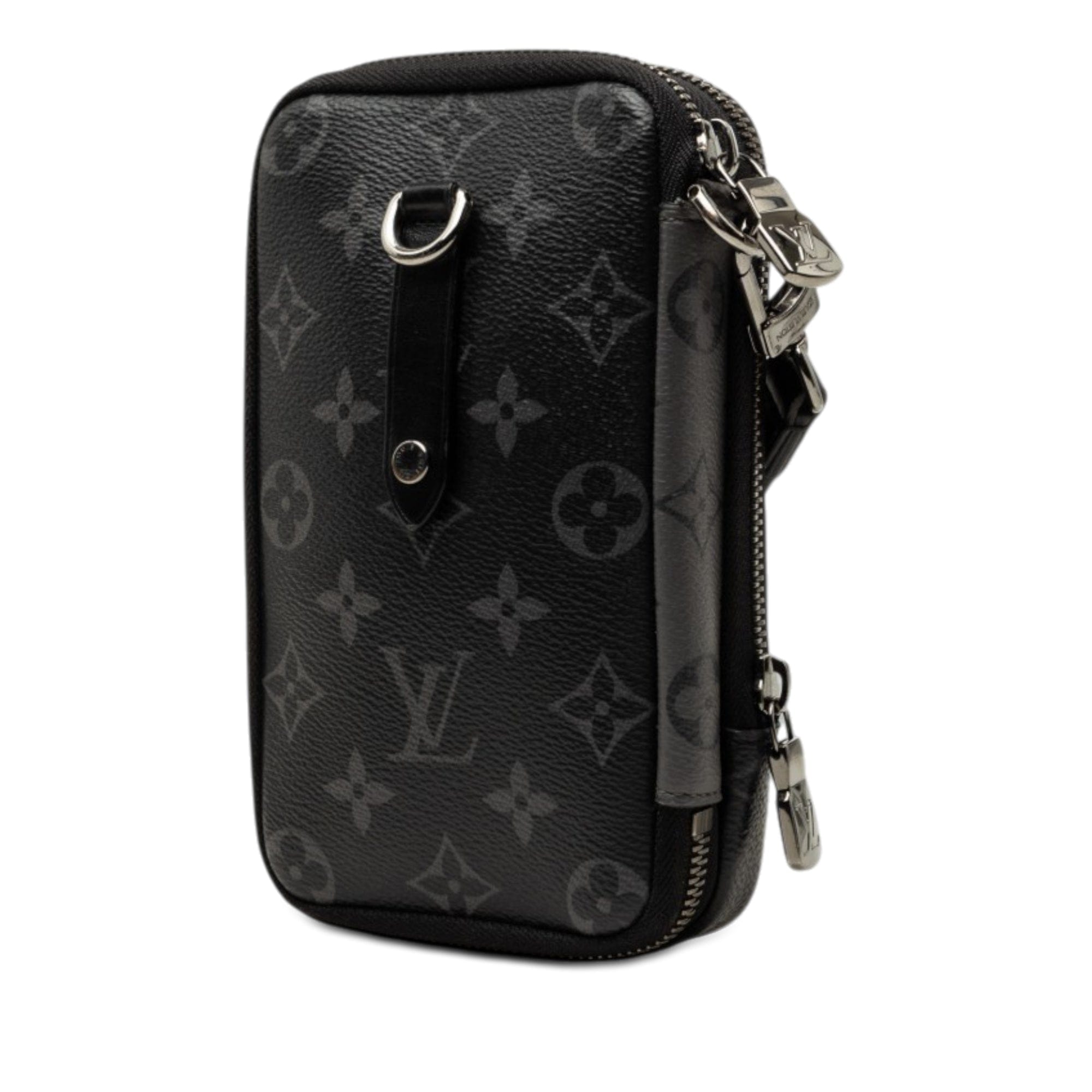 Louis Vuitton Monogram Eclipse Reverse Double Phone Pouch