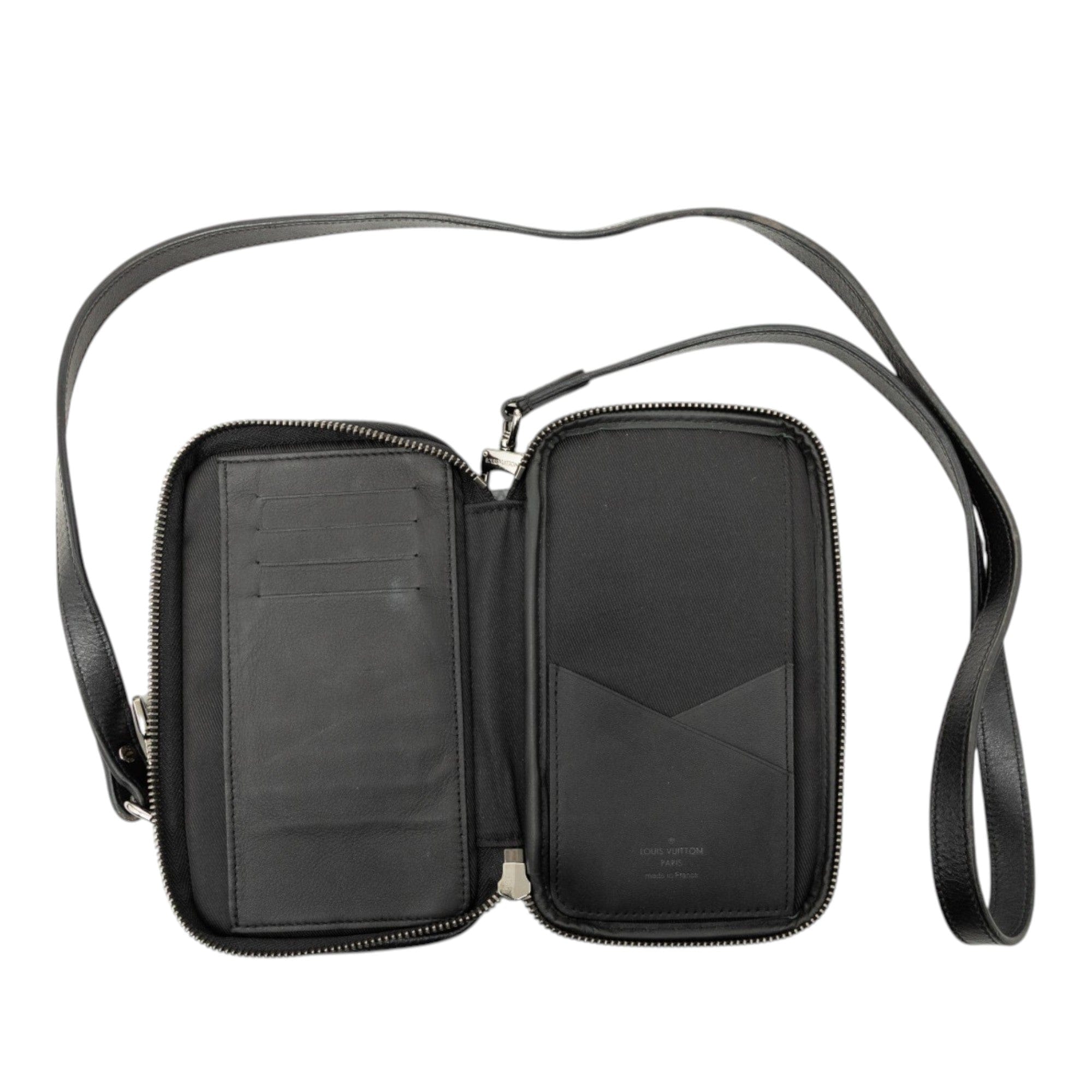 Louis Vuitton Monogram Eclipse Reverse Double Phone Pouch