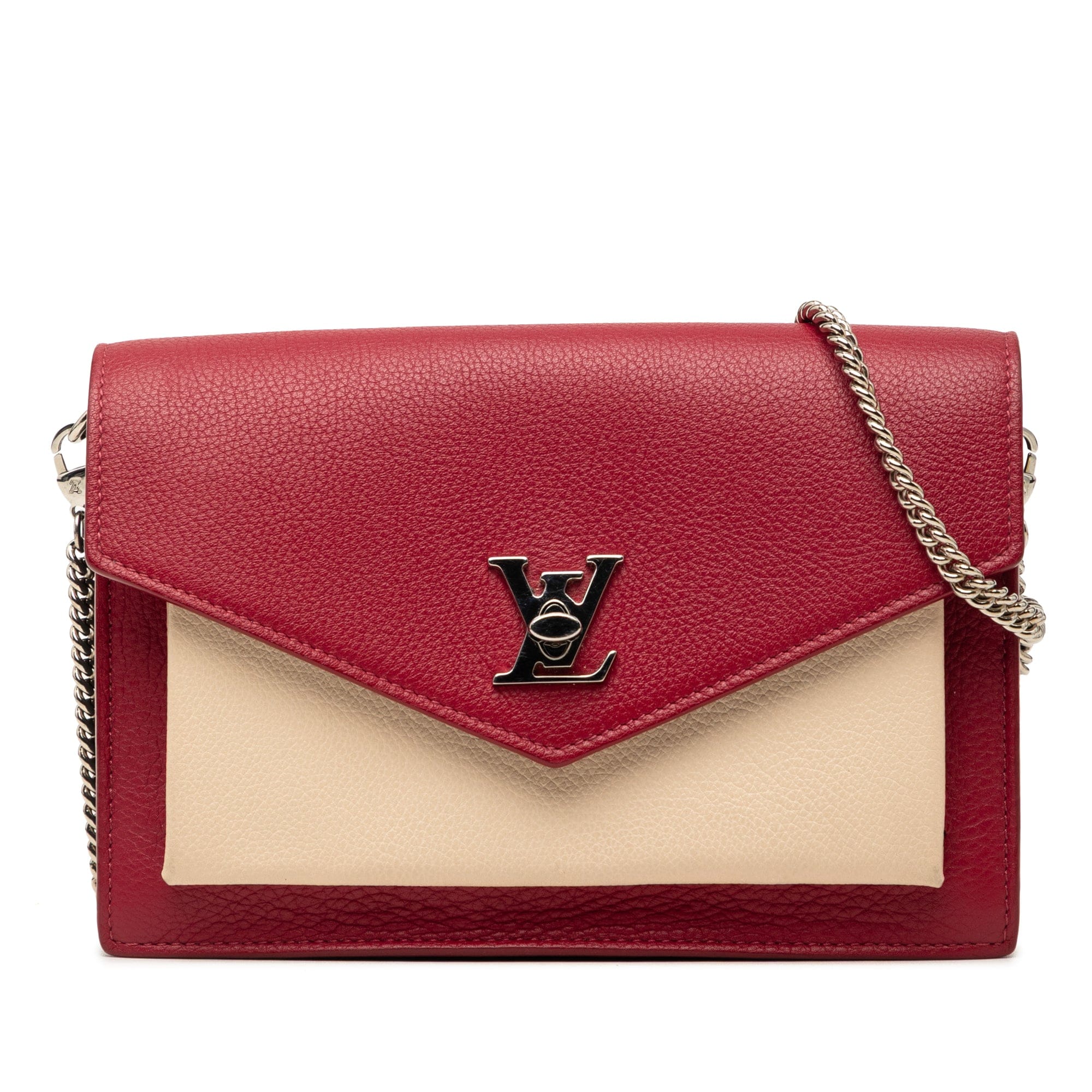 Louis Vuitton Bicolor Leather MyLockMe Chain Pochette
