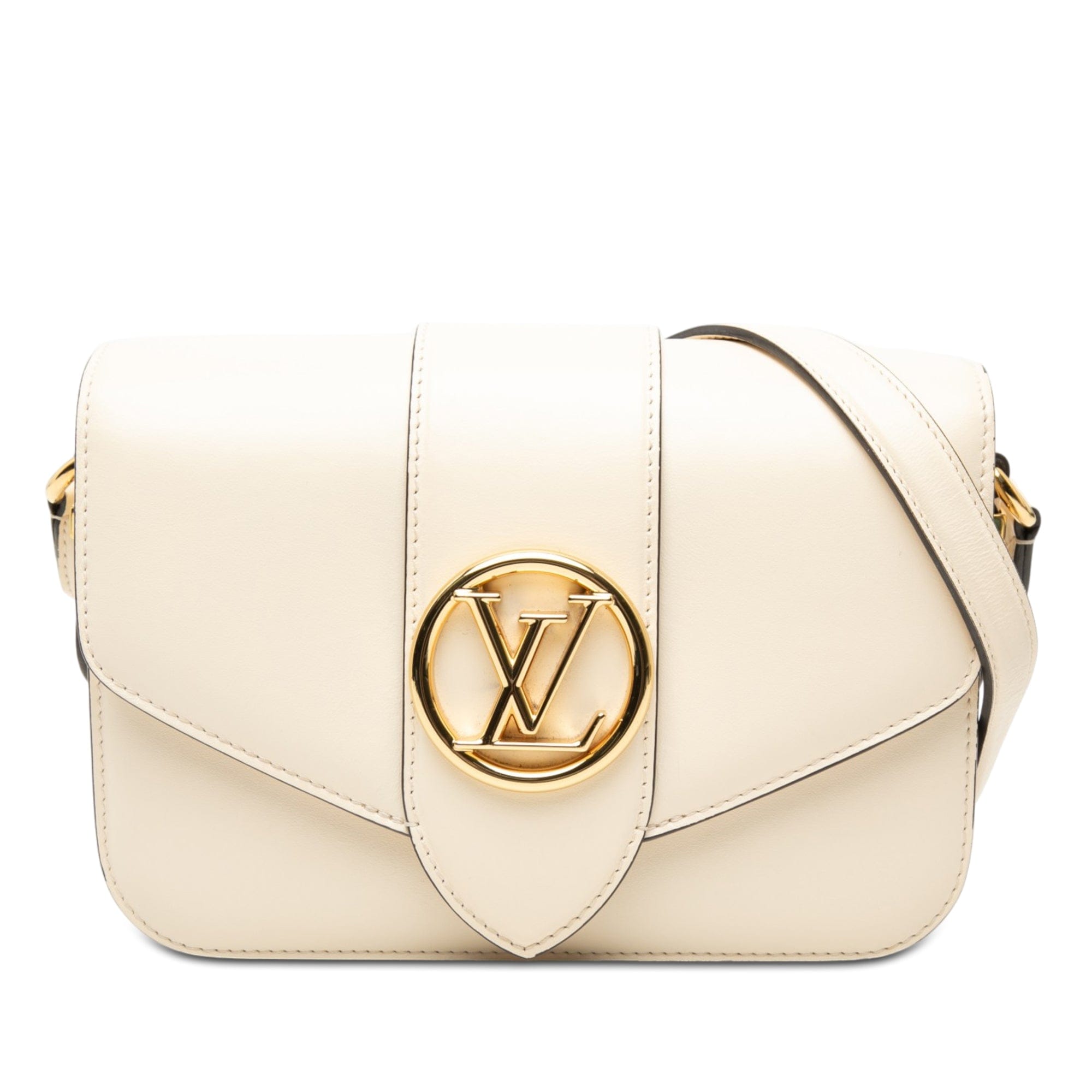 Louis Vuitton Calfskin LV Pont 9 Soft MM