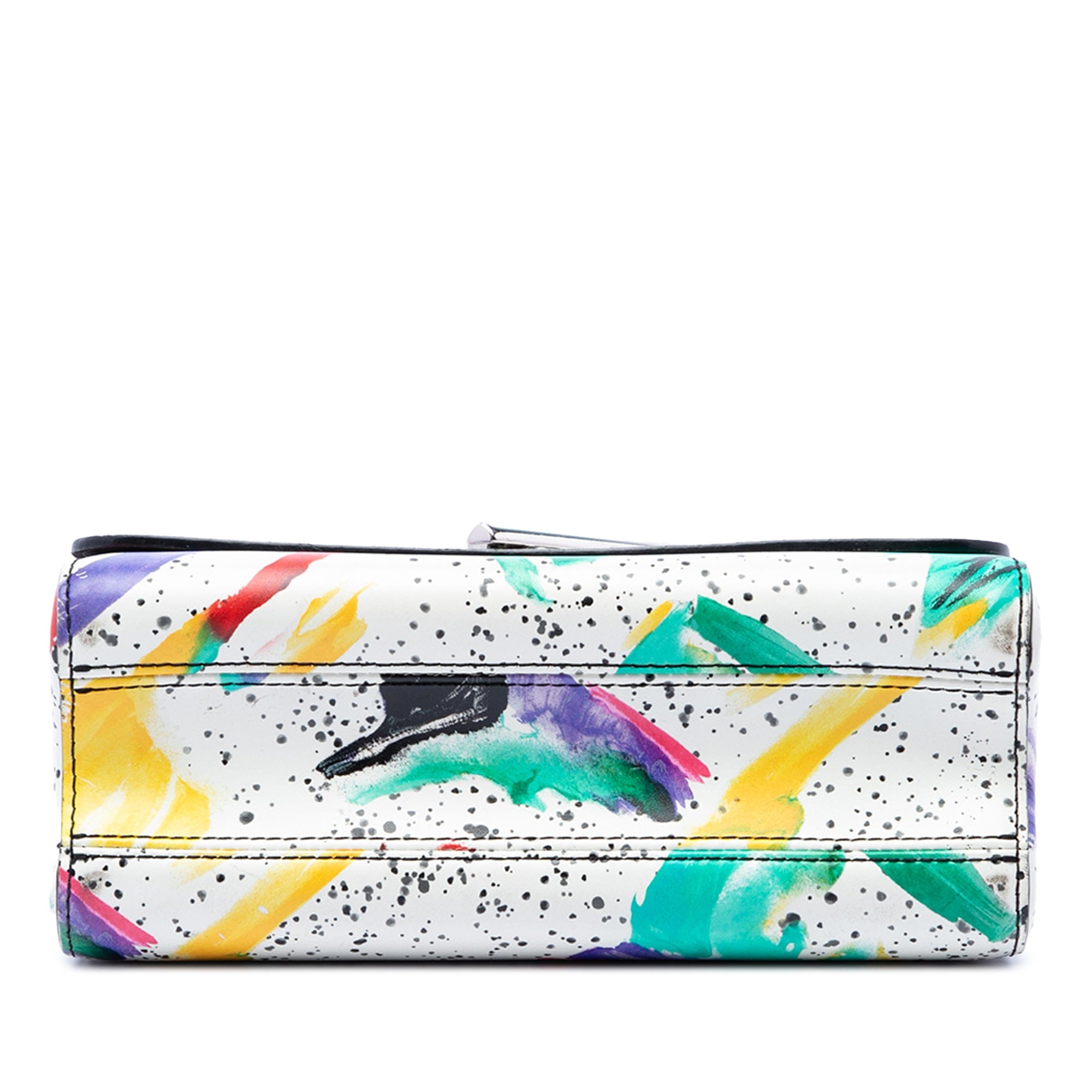 Louis Vuitton Leather Splash Print Twist MM