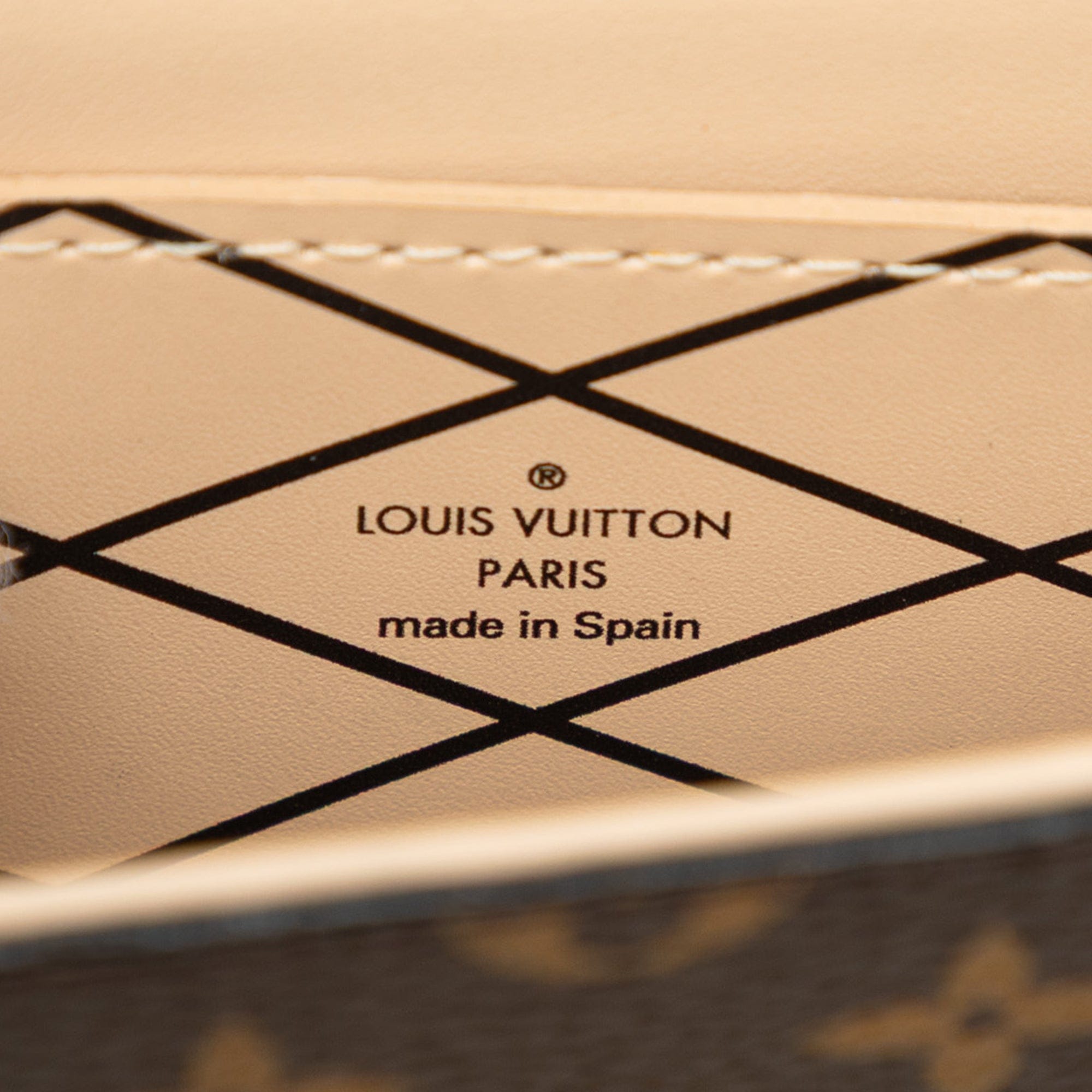 Louis Vuitton Monogram Pochette Trunk Verticale