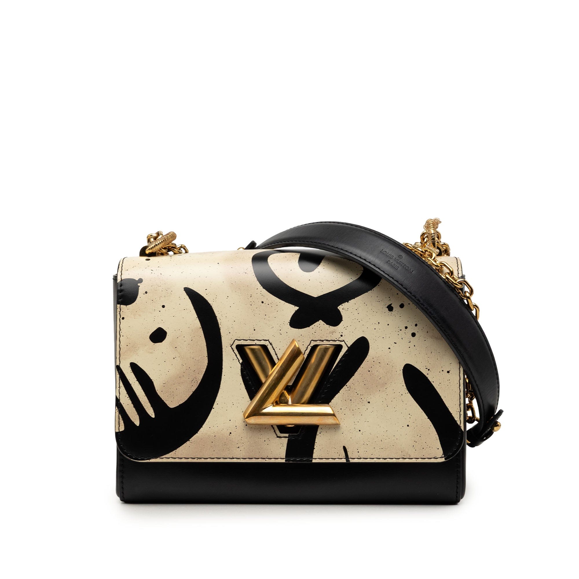 Louis Vuitton Printed Calfskin Twist MM
