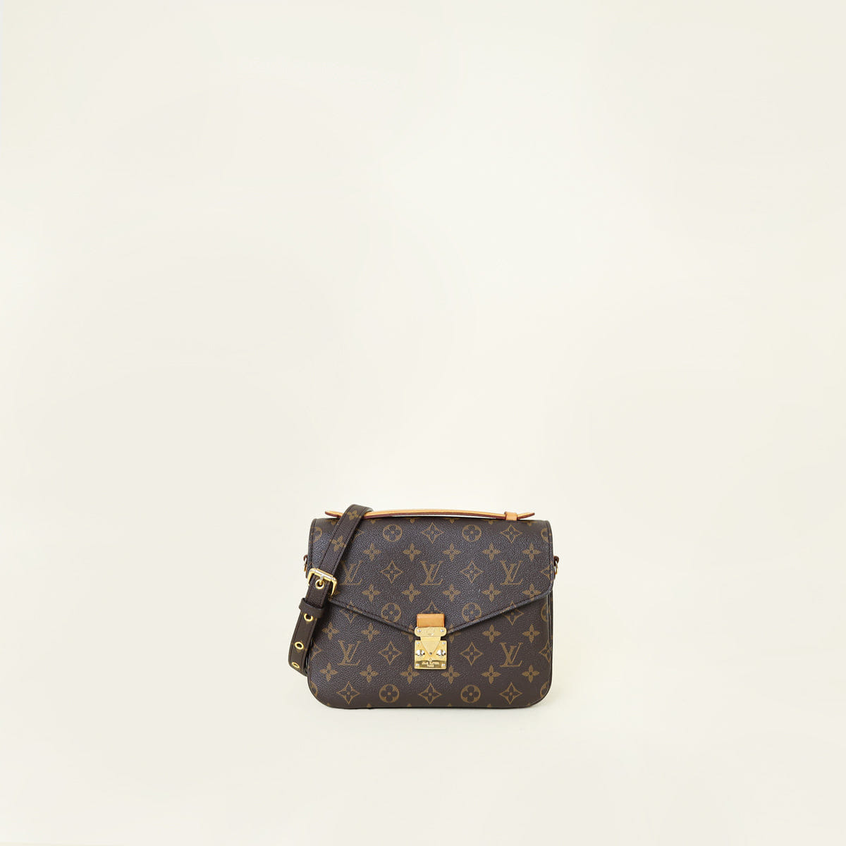 Louis Vuitton Brown Monogram Pochette Metis Bag