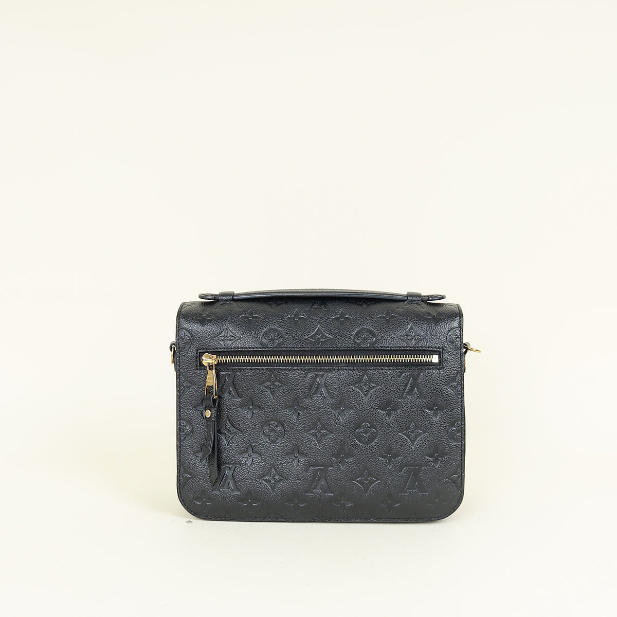 Louis Vuitton Black Monogram Empreinte Pochette Metis Bag