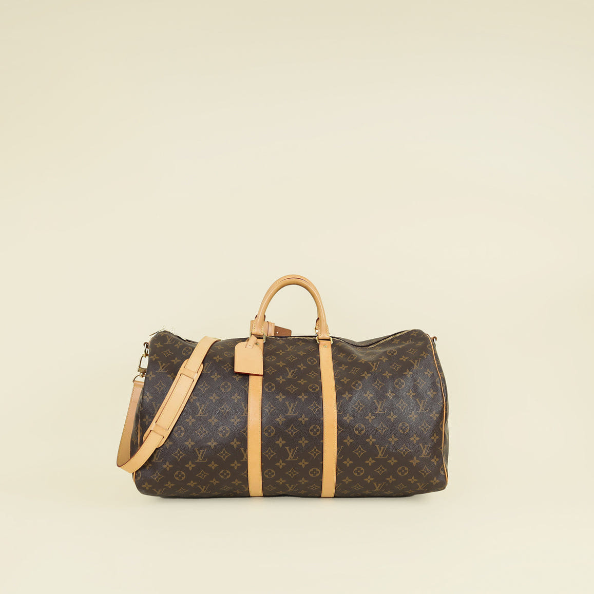 Louis Vuitton Monogram Keepall 55 Bandouliere Bag W/ INITIAL TAG AZ