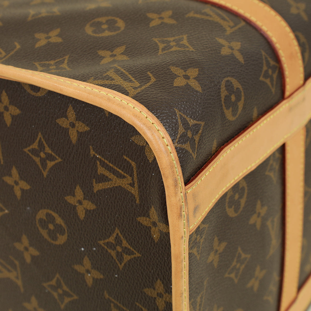 Louis Vuitton Brown Dog Carrier 40