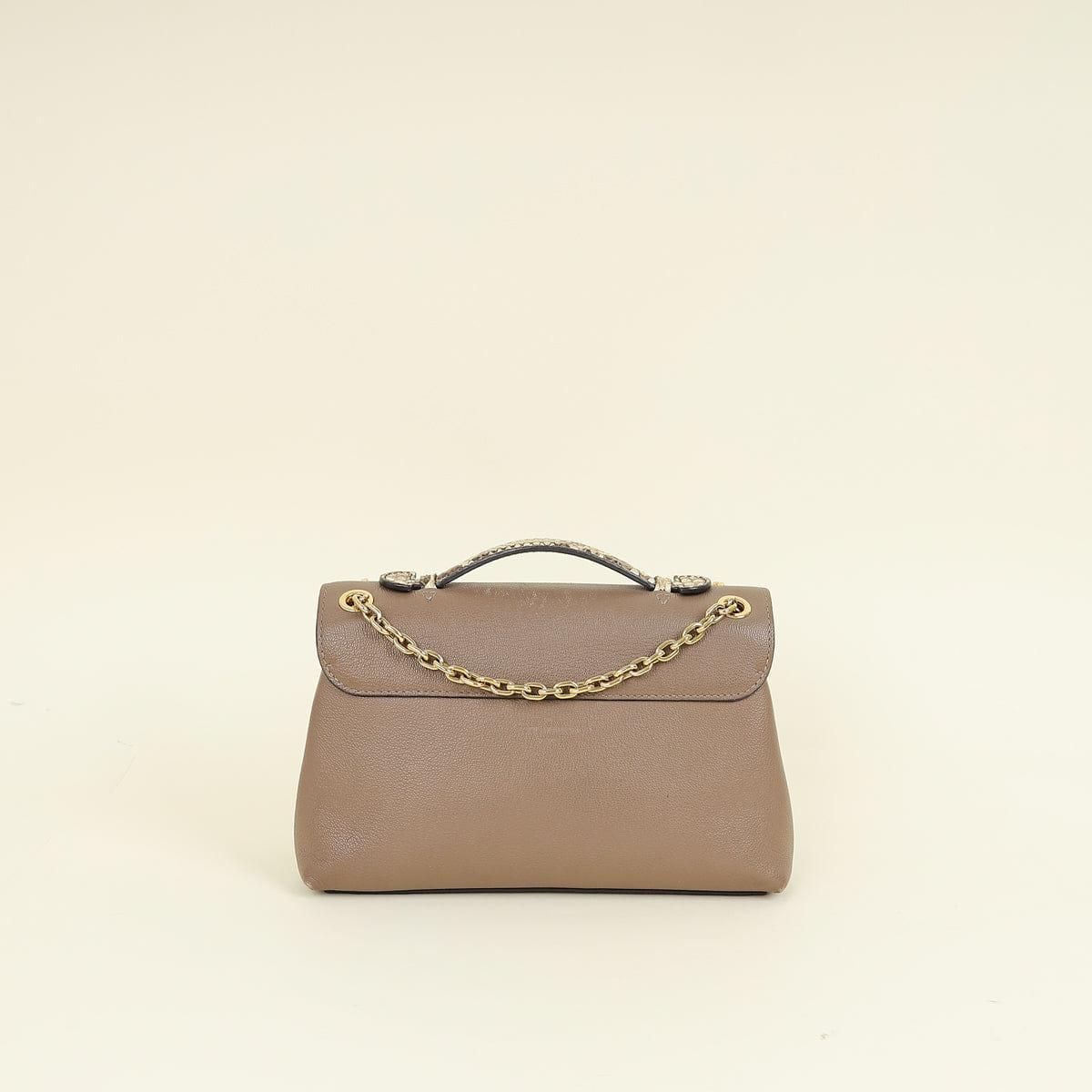 Louis Vuitton Bicolor Python and Leather Very Chain Bag