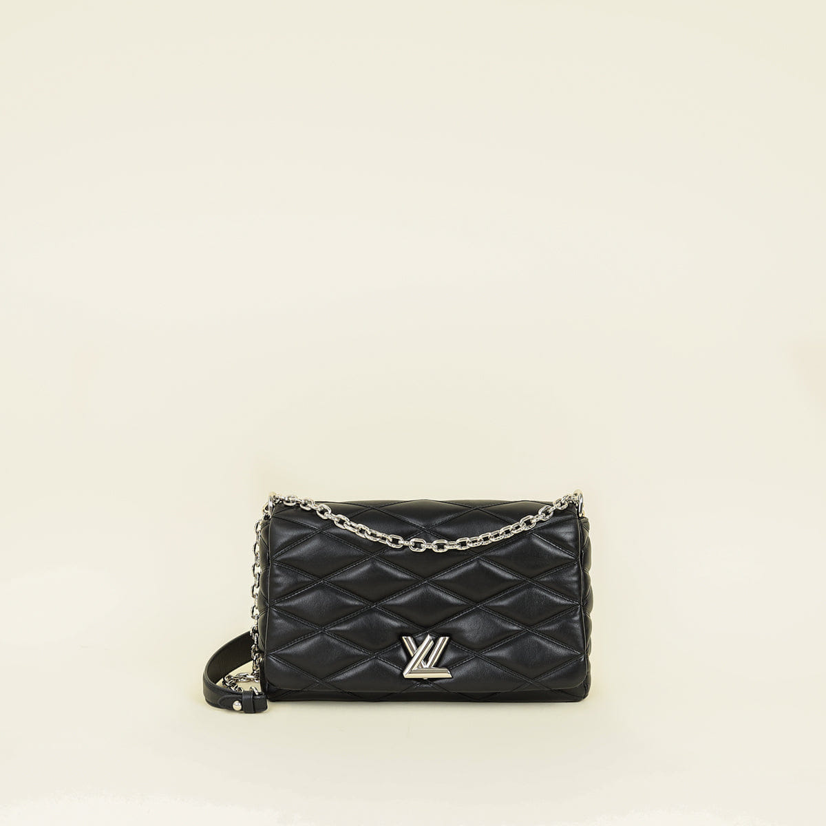 Louis Vuitton Black Malletage GO - 14 mm Bag