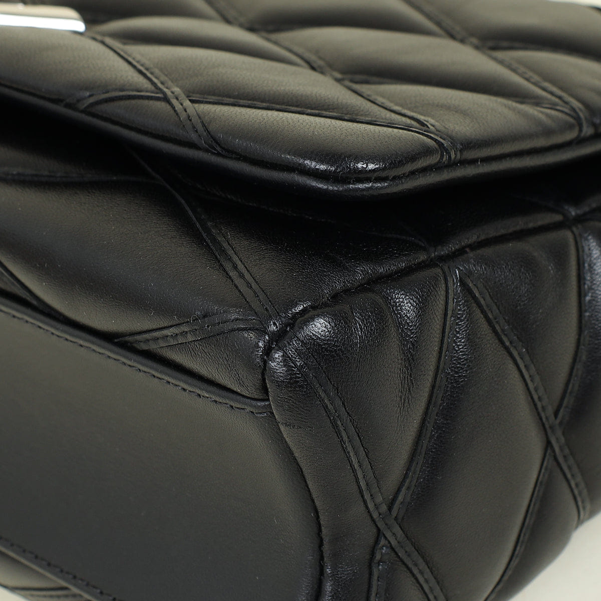 Louis Vuitton Black Malletage GO - 14 mm Bag