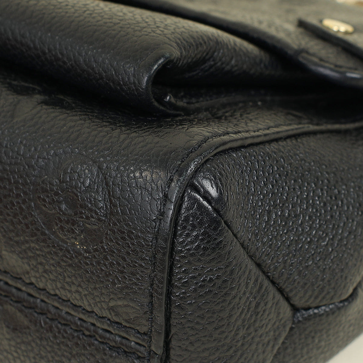 Louis Vuitton Black Monogram Empreinte Vavin BB Bag