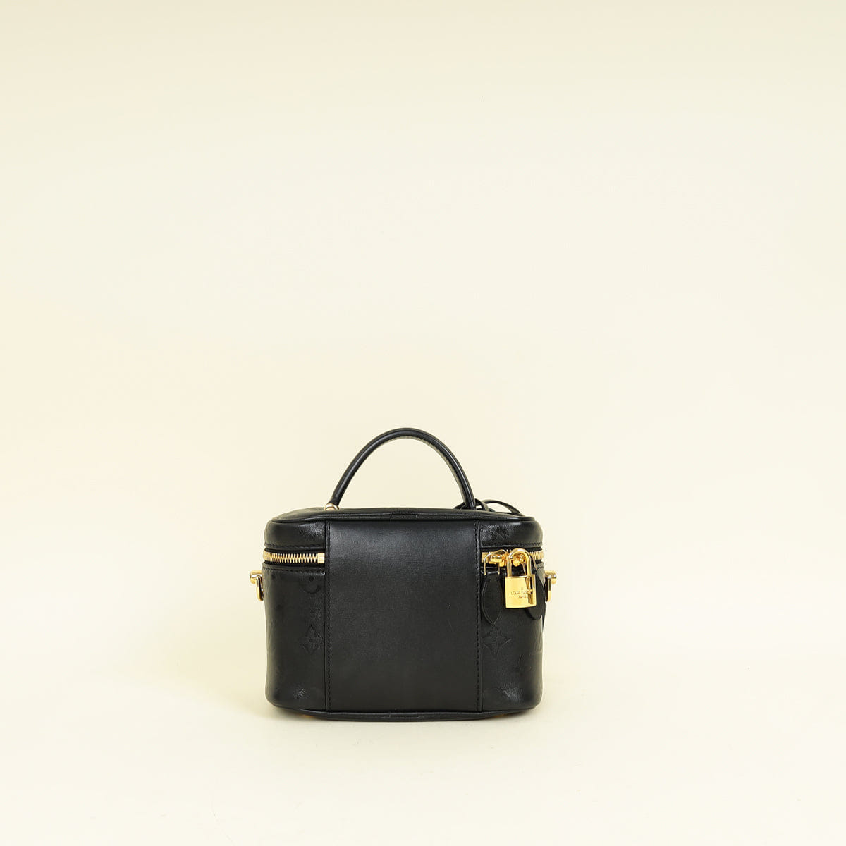 Louis Vuitton Black Monogram Ink Embossed Vanity PM Bag