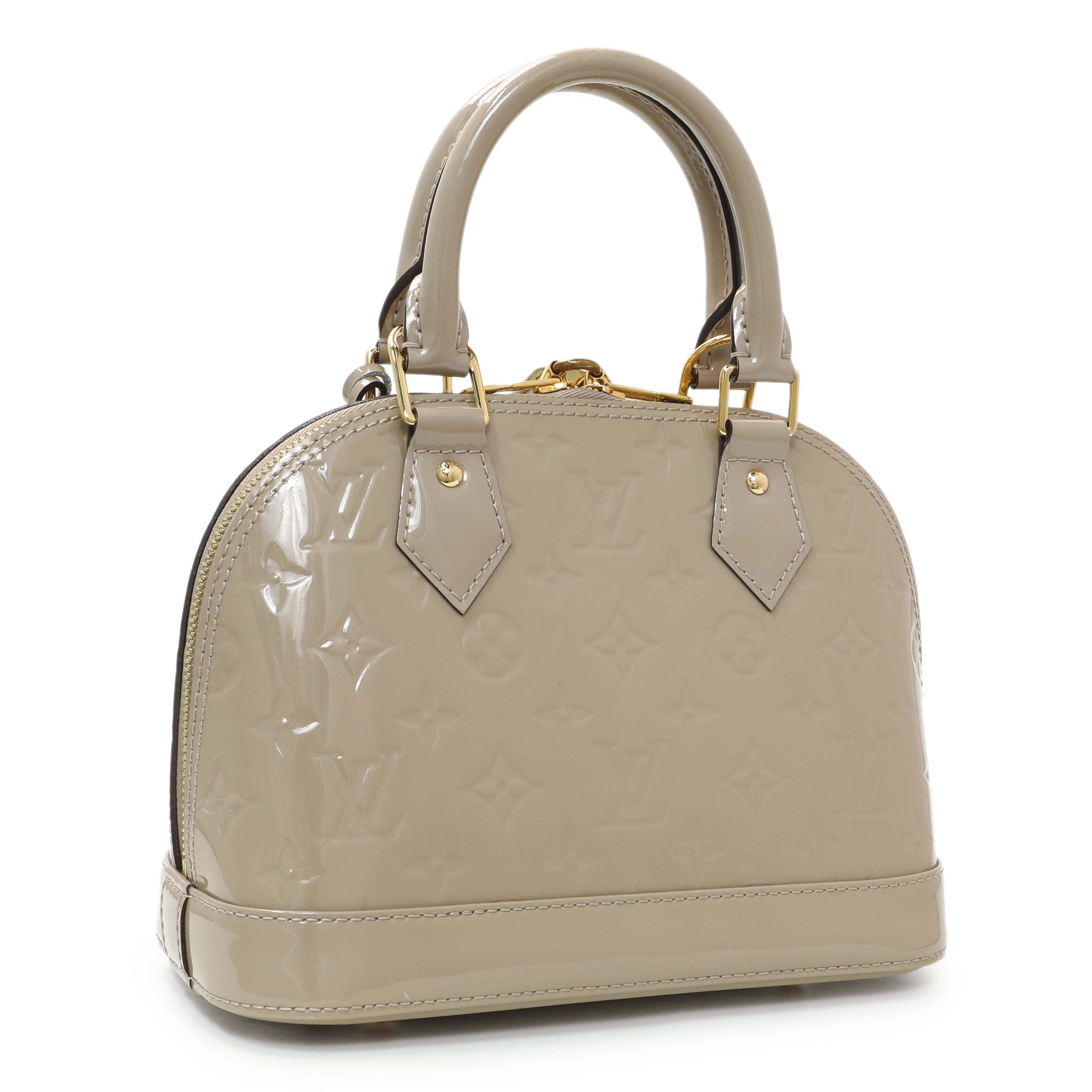 Louis Vuitton Dune Beige Vernis Alma BB