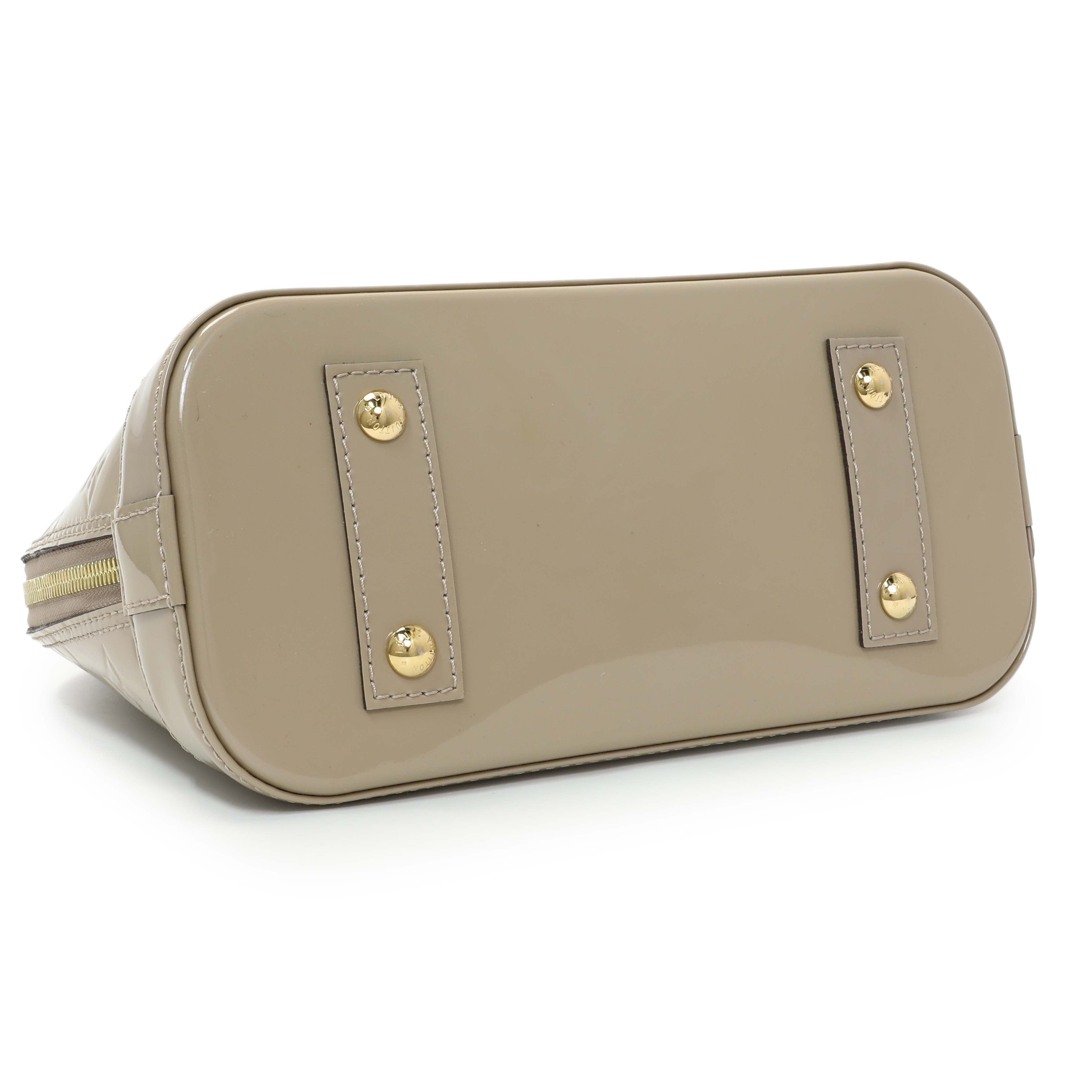 Louis Vuitton Dune Beige Vernis Alma BB