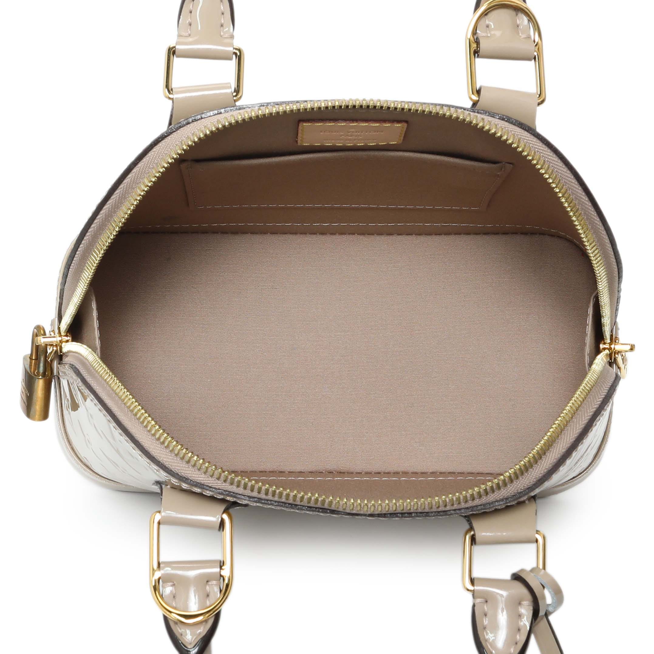 Louis Vuitton Dune Beige Vernis Alma BB