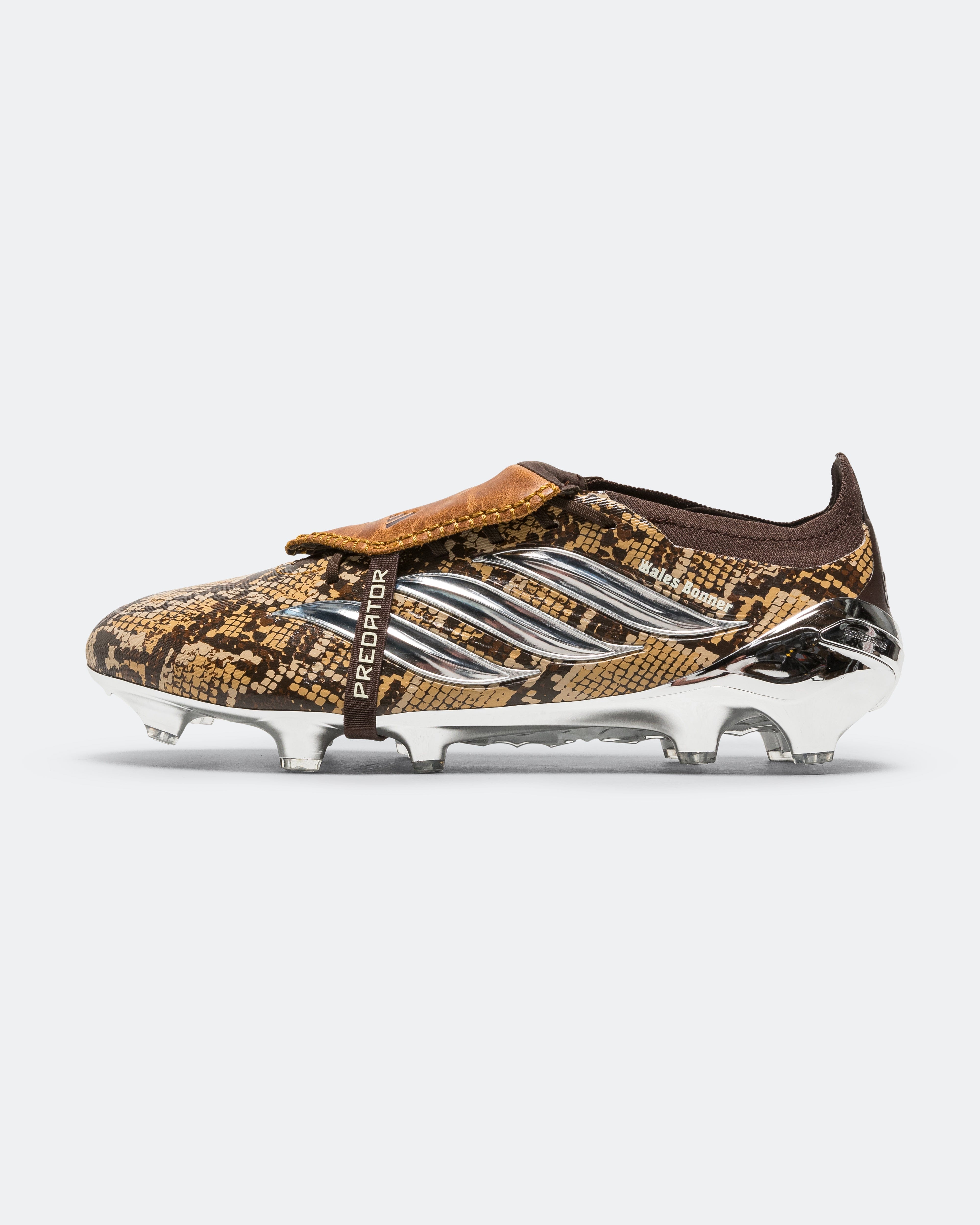 adidas Predator Elite FT FG x Wales Bonner - Linen Khaki/Silver Metallic - Wonder White