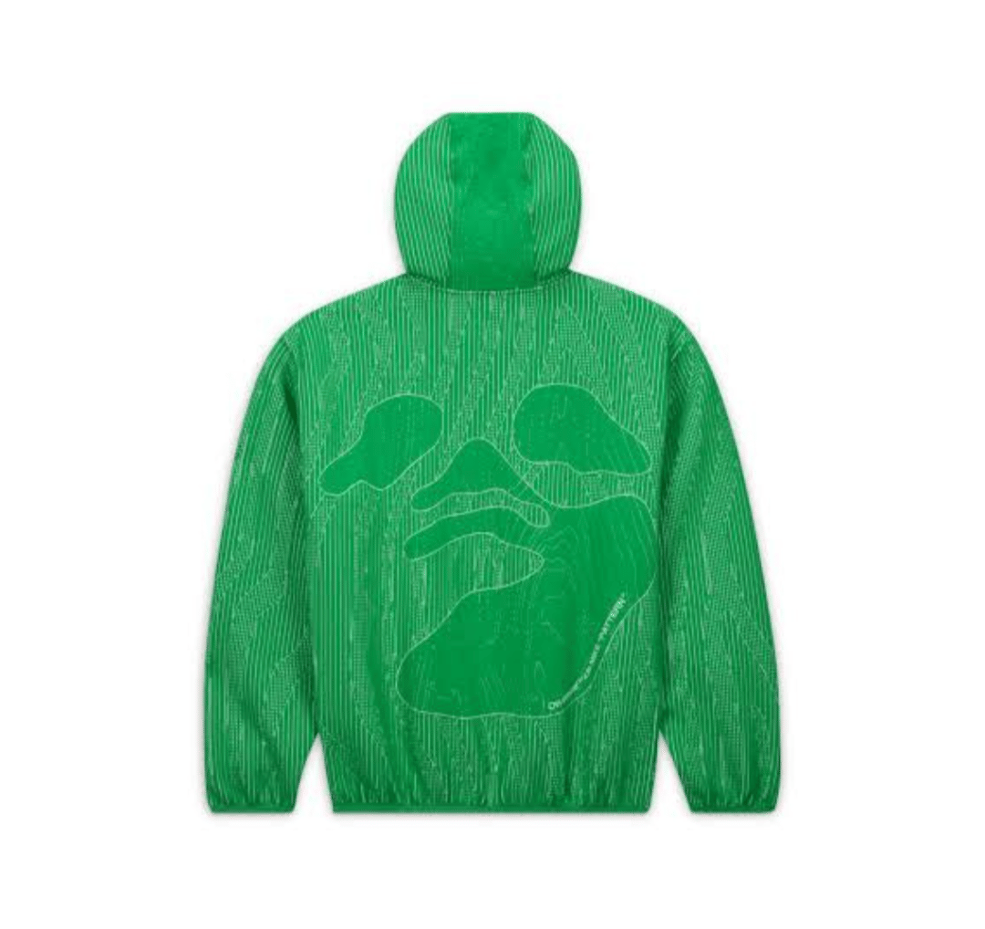 NIKE x OFF - WHITE GREEN HOODIE
