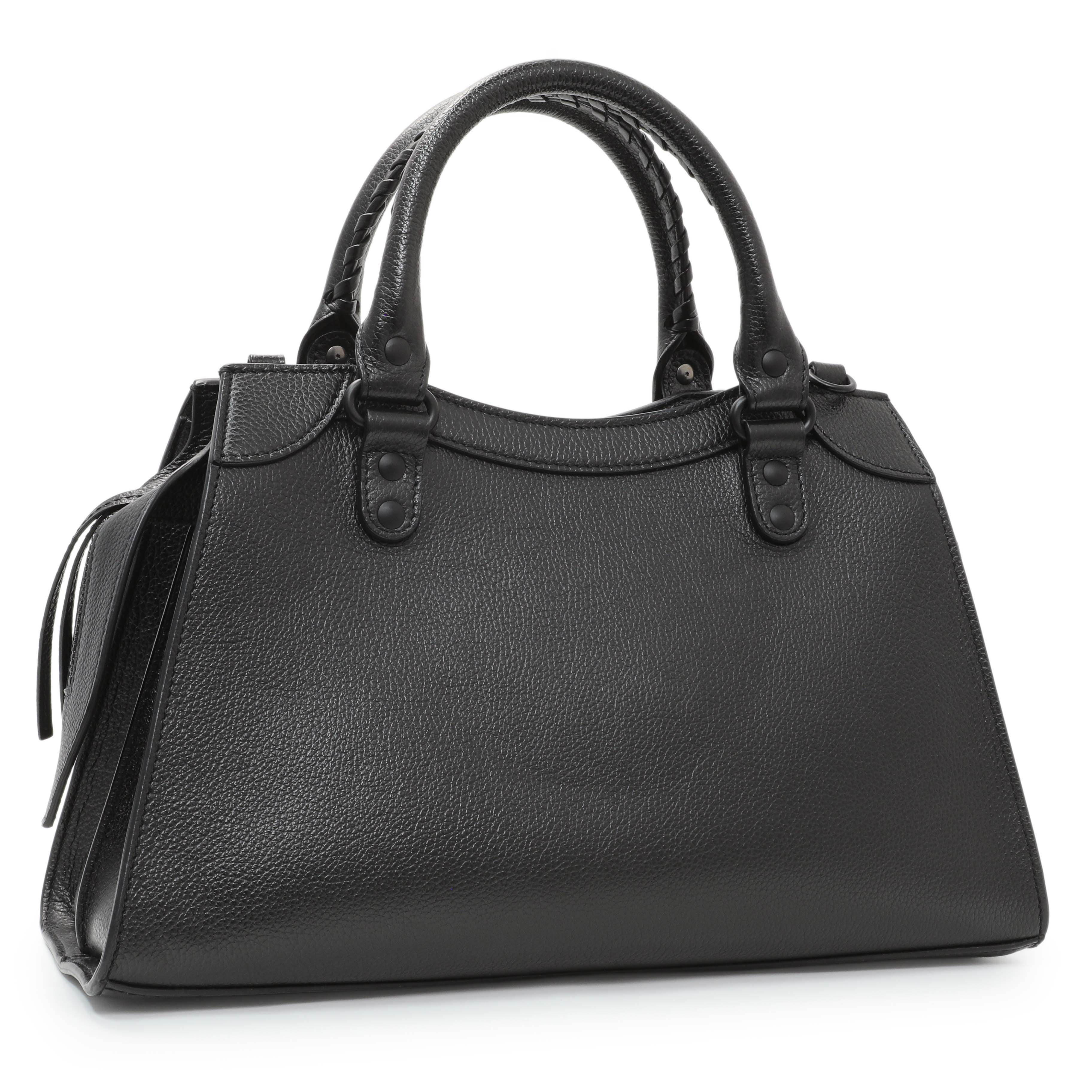 Balenciaga Grained Calfskin Neo Classic Black Hardware S City