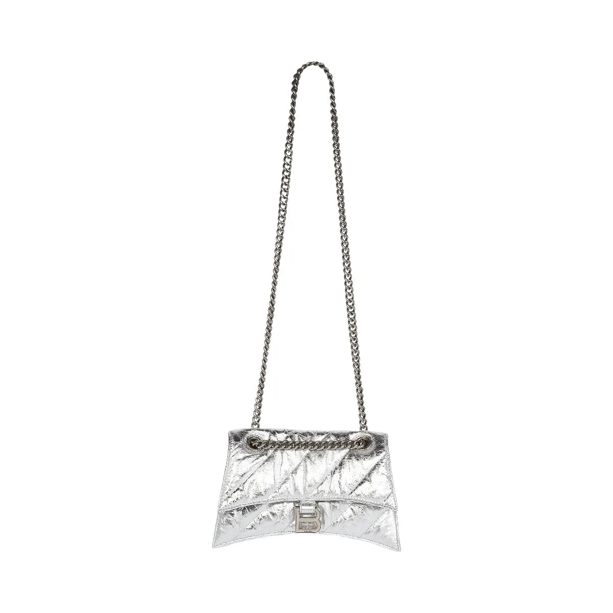 Balenciaga Crush Small Chain Bag Metallized Quilted