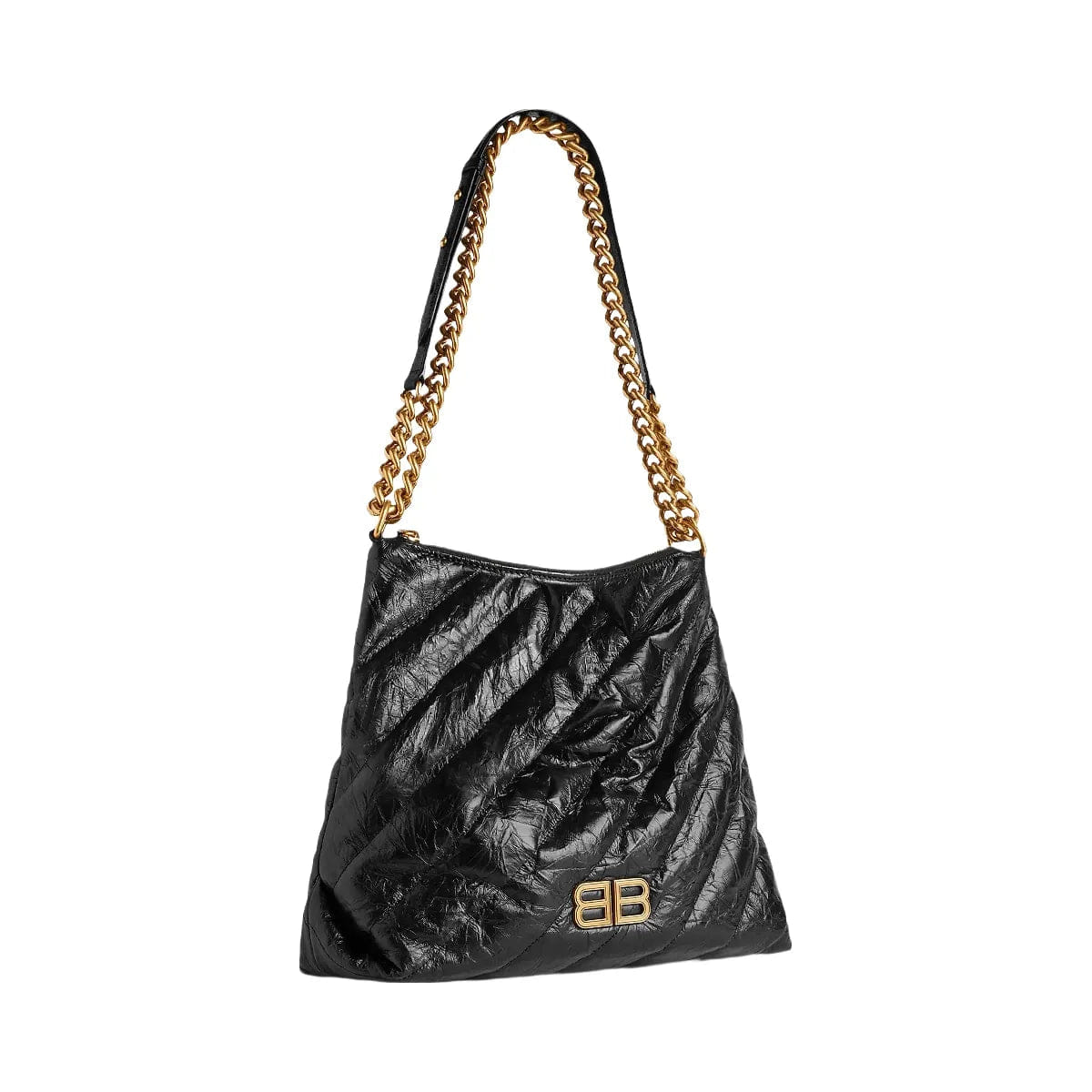 Balenciaga Crush Medium Quilted Hobo Bag