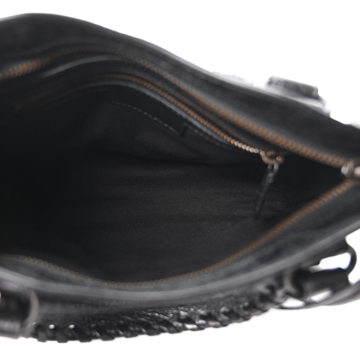 Balenciaga Agneau Arena Classic Hardware Le City Mini Black